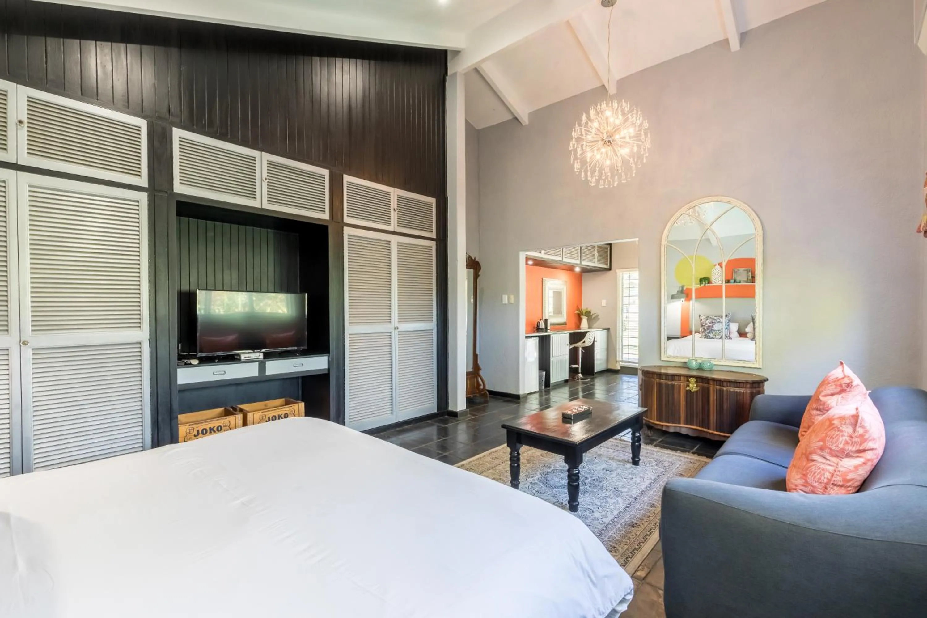 Bed in La Roca Guest House