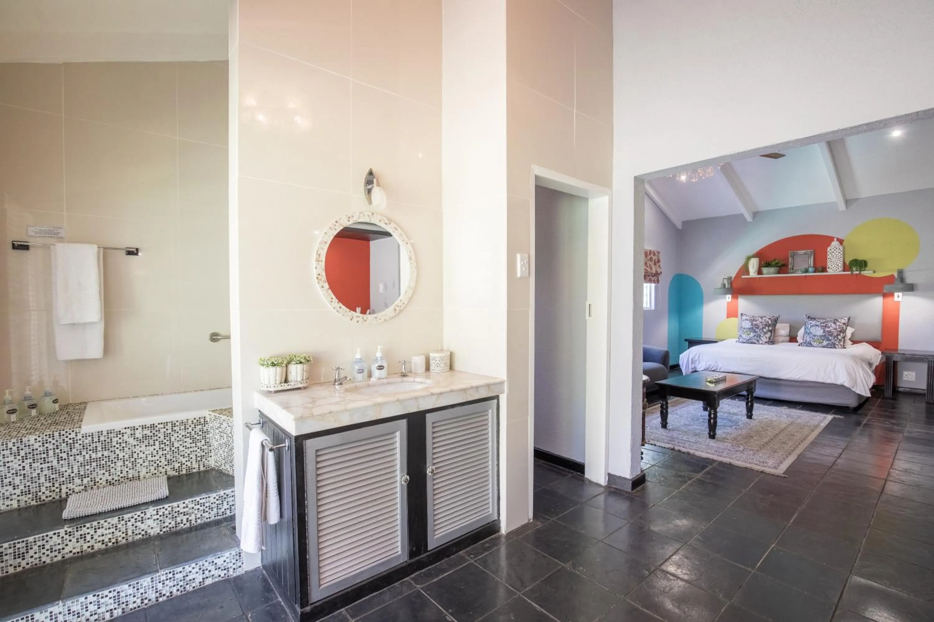 Bed in La Roca Guest House