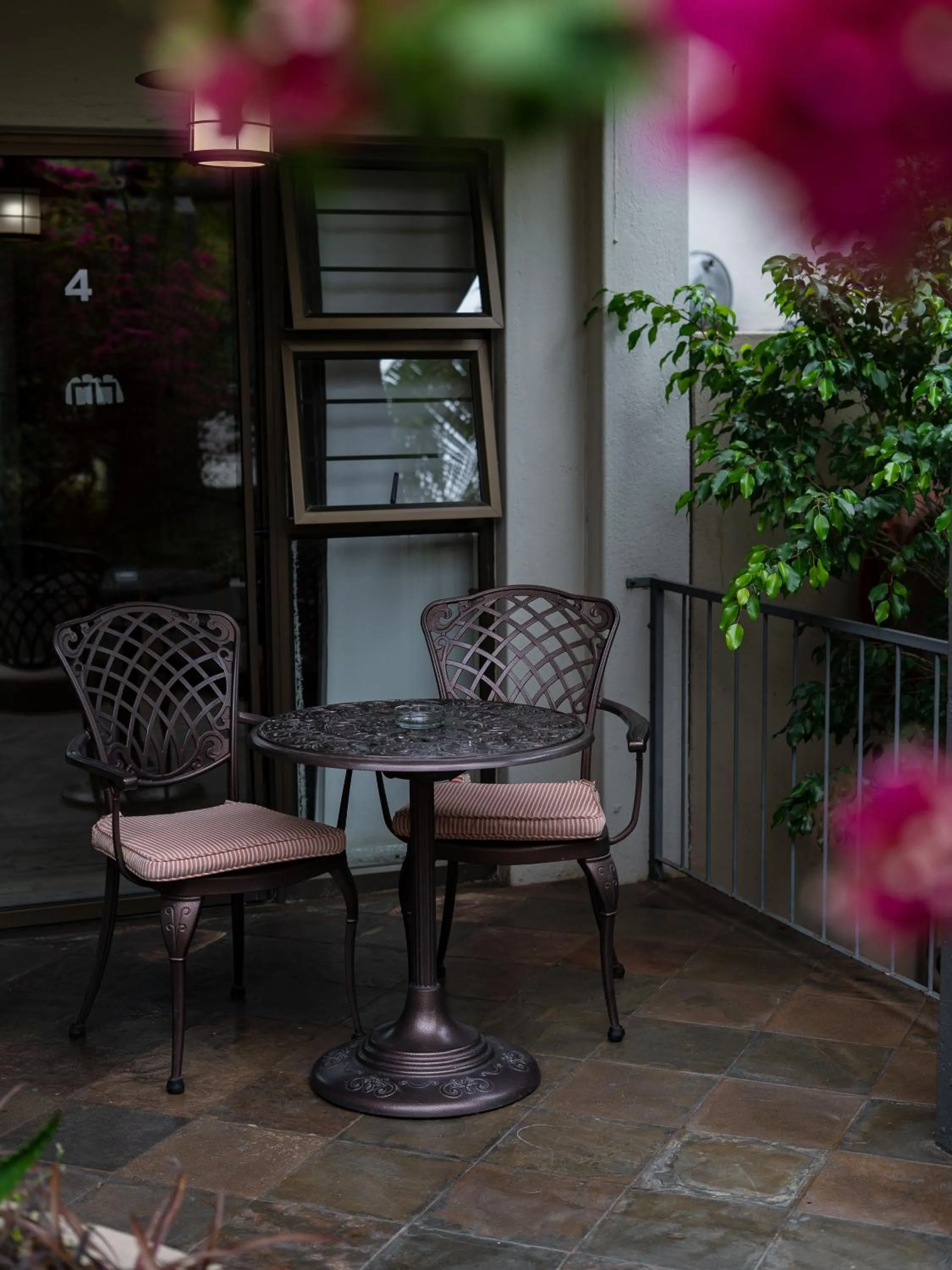 Patio in La Roca Guest House