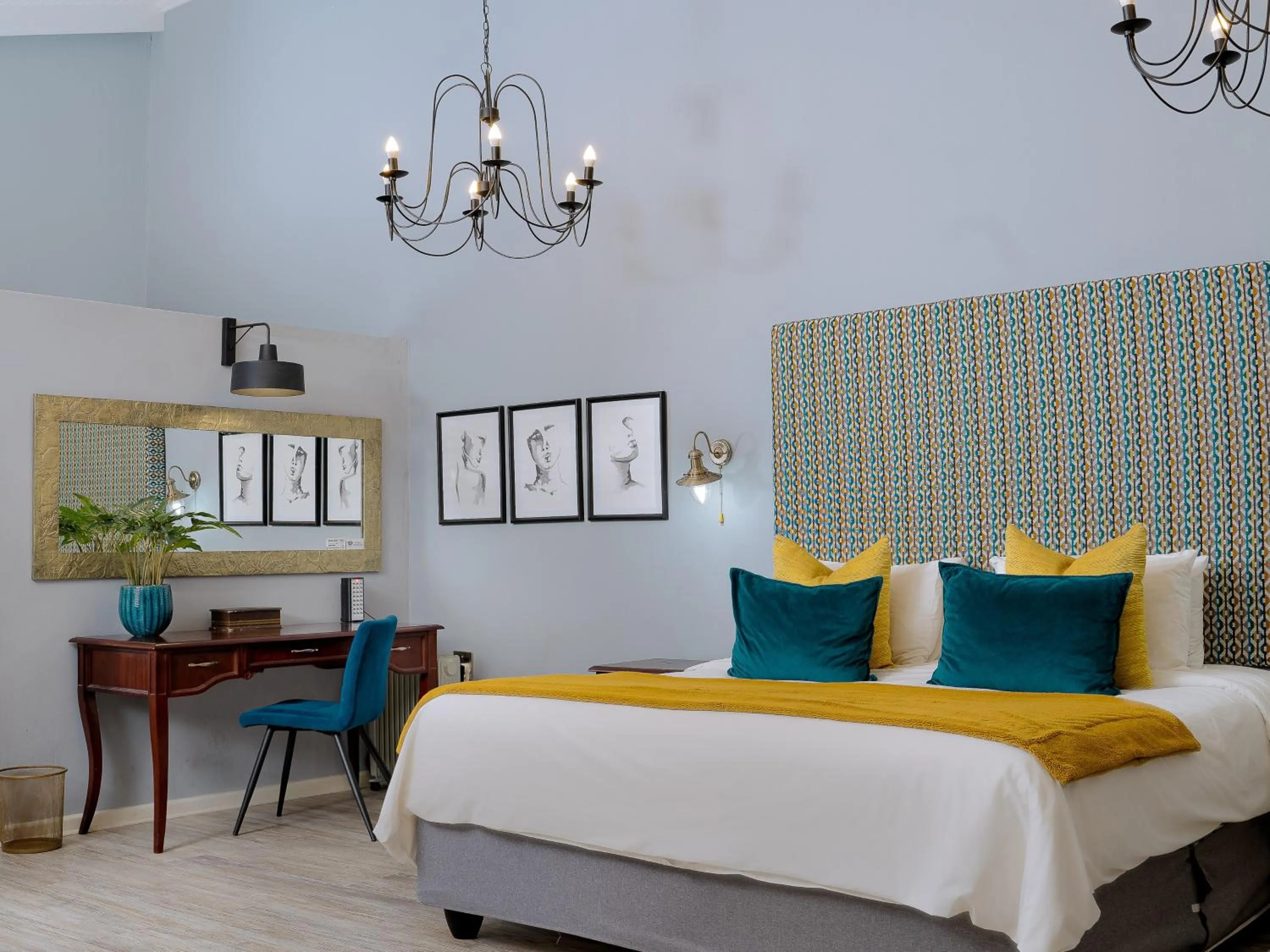 Bedroom, Bed in La Roca Guest House