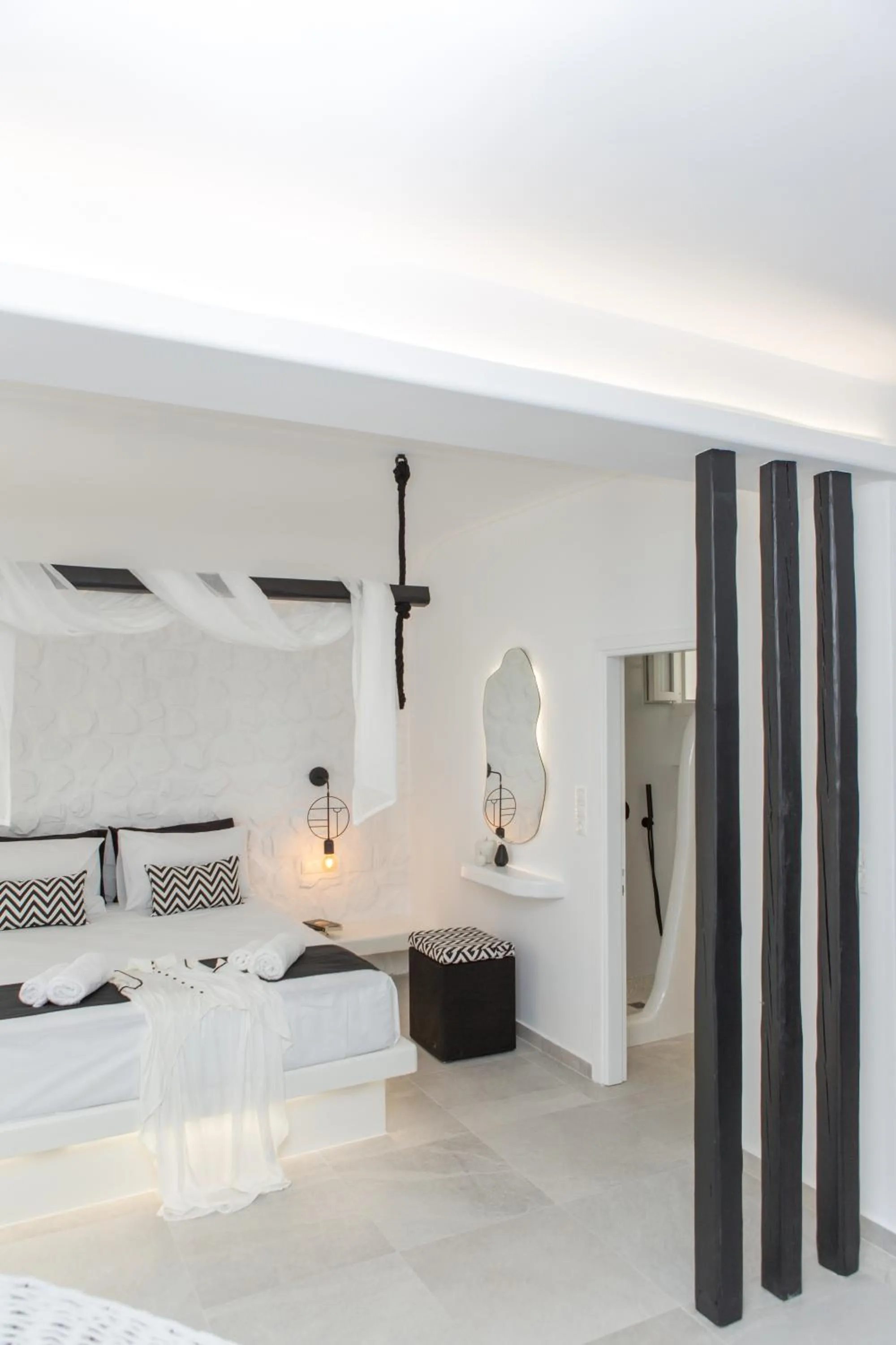 Bed in Studios Panos