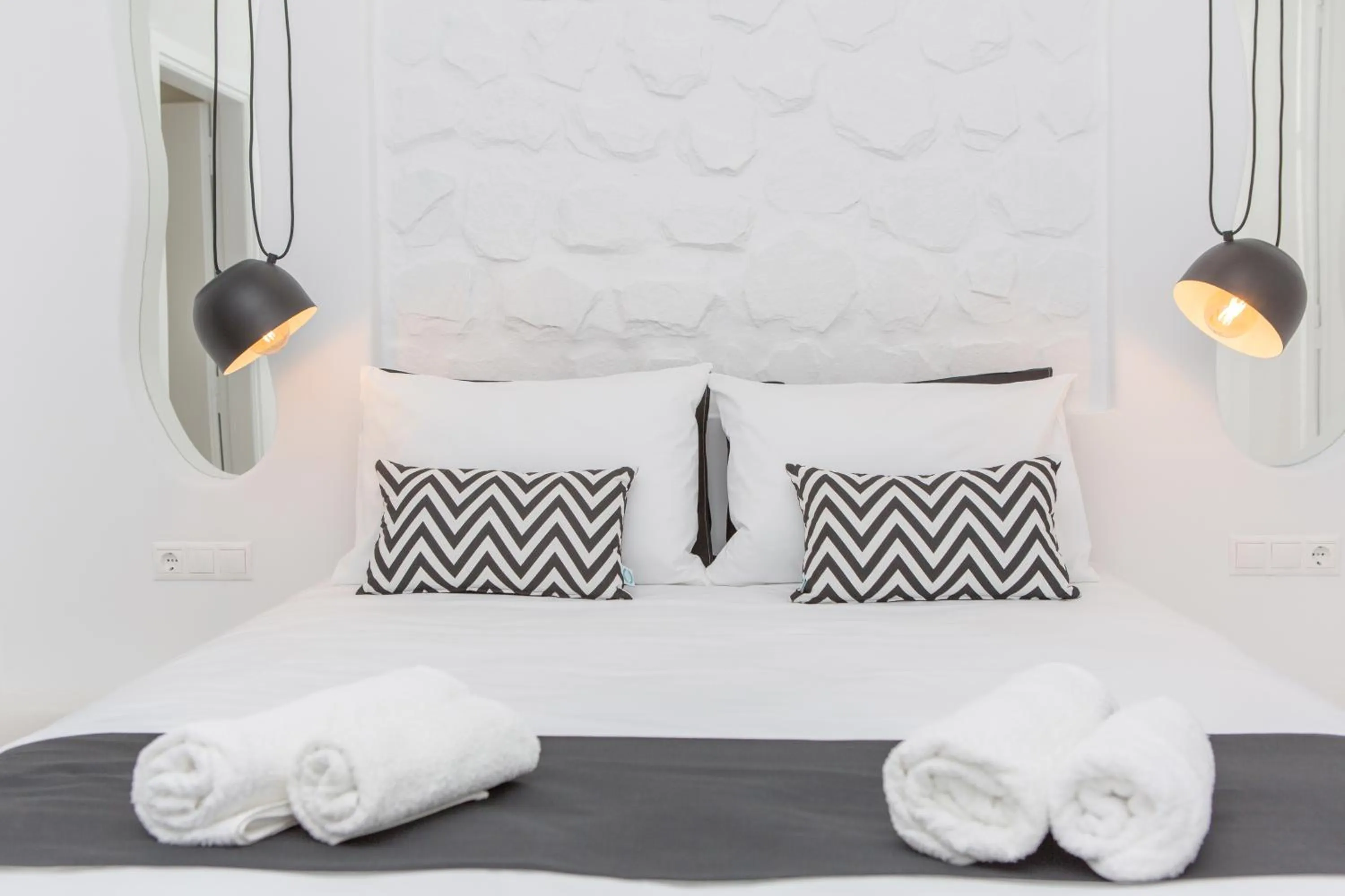 Bed in Studios Panos