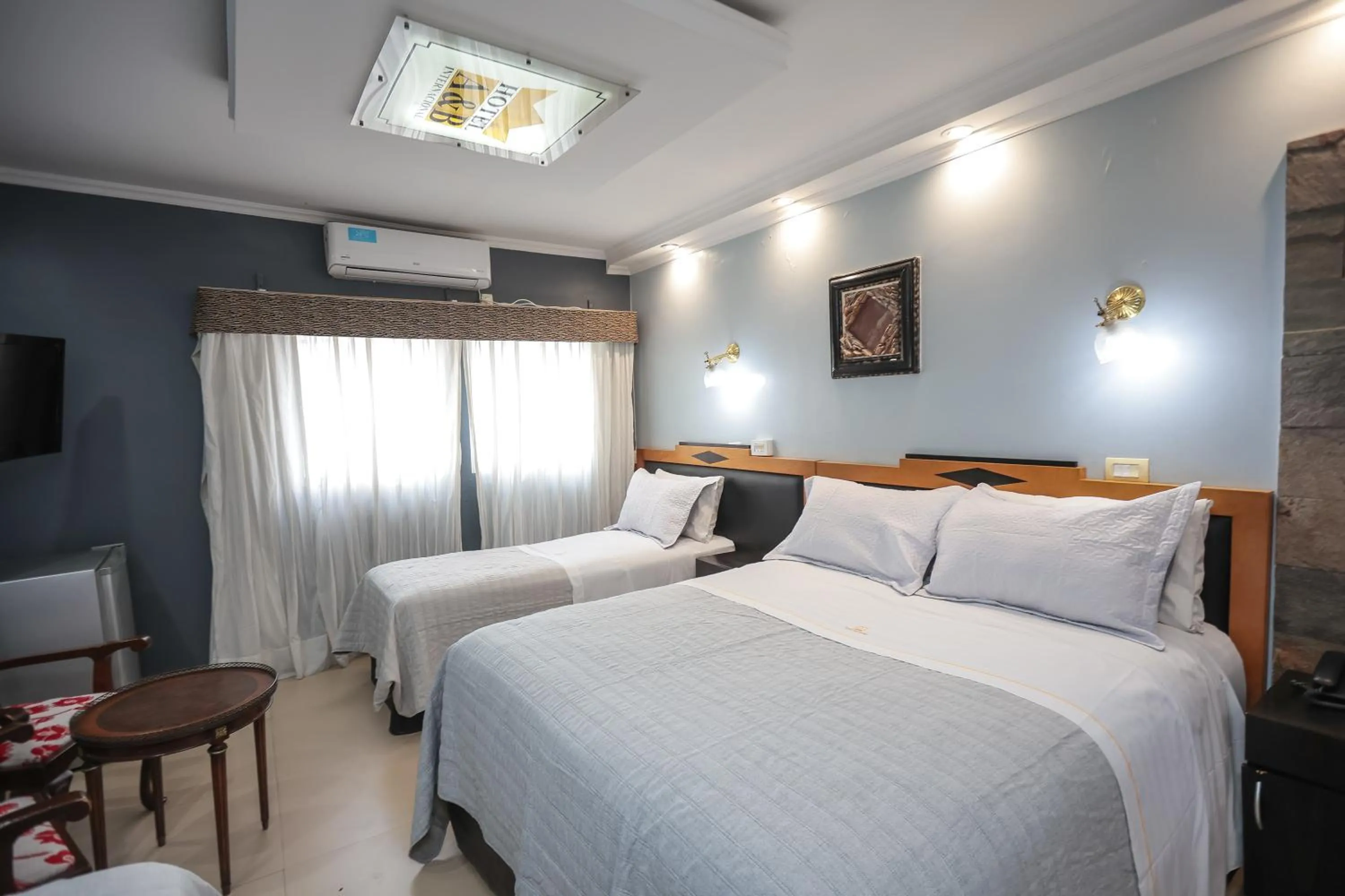 Bed in Hotel A&B Internacional