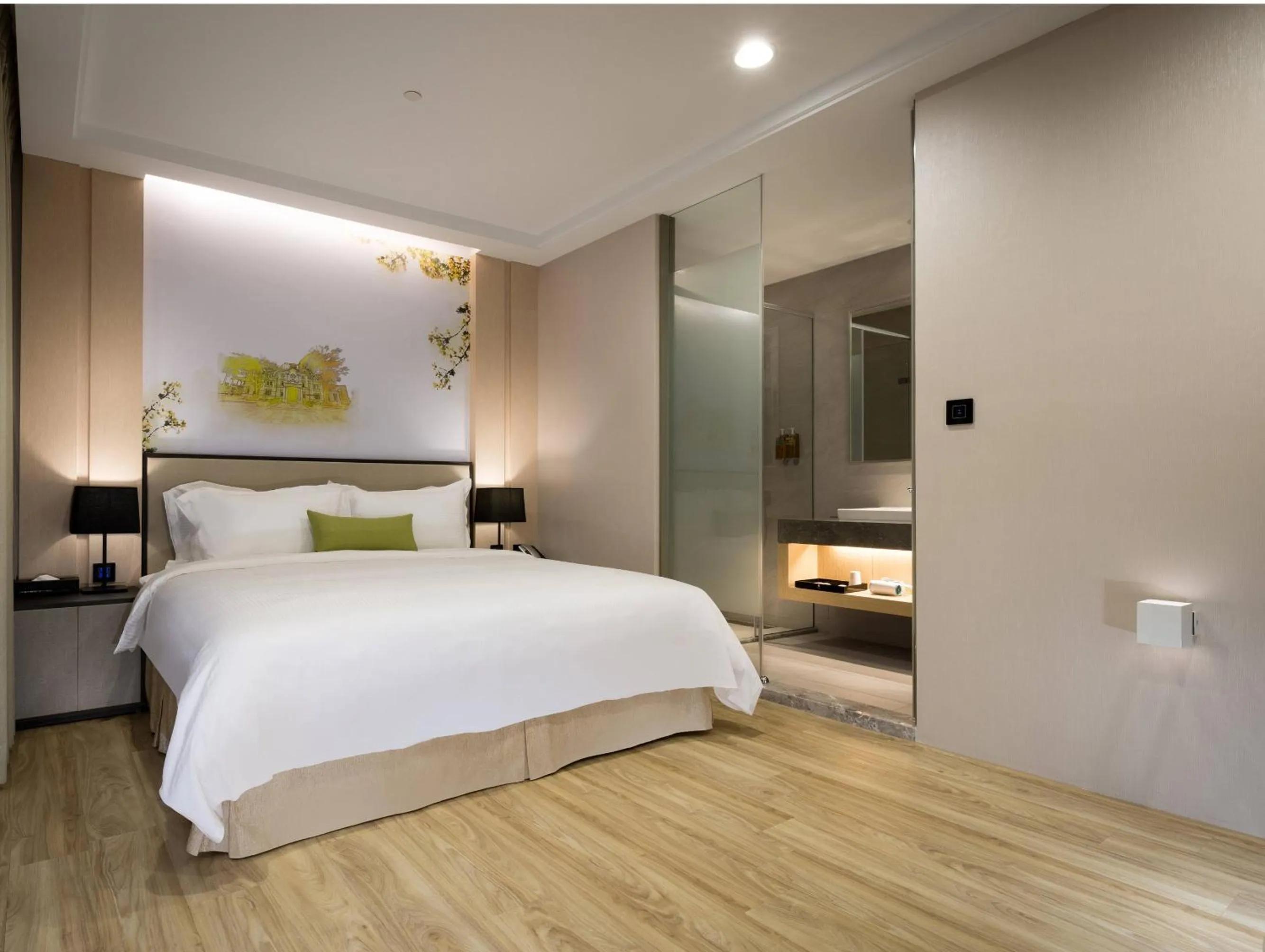 Bed in 台南星鑽國際商旅 Hua Hotel