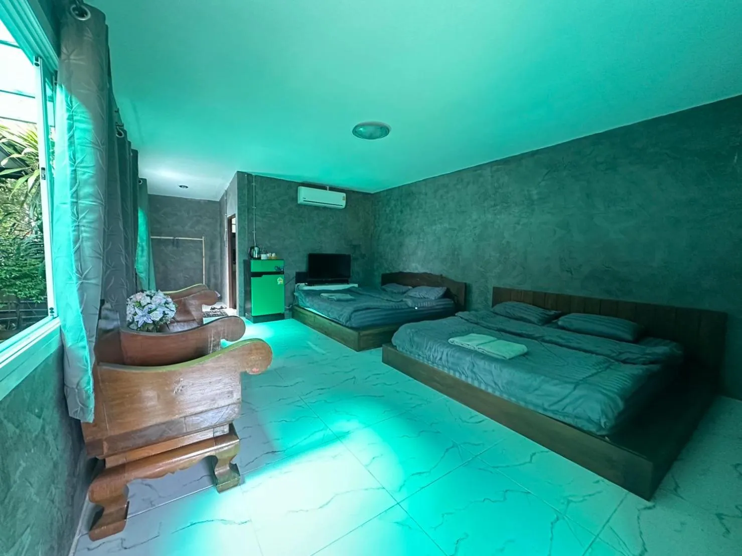 Bed in บ้านภทรพรรณ ขุนยวม แม่ฮ่องสอน PATARAPHAN HOUSE, Khunyuam, Maehongson, Thailand