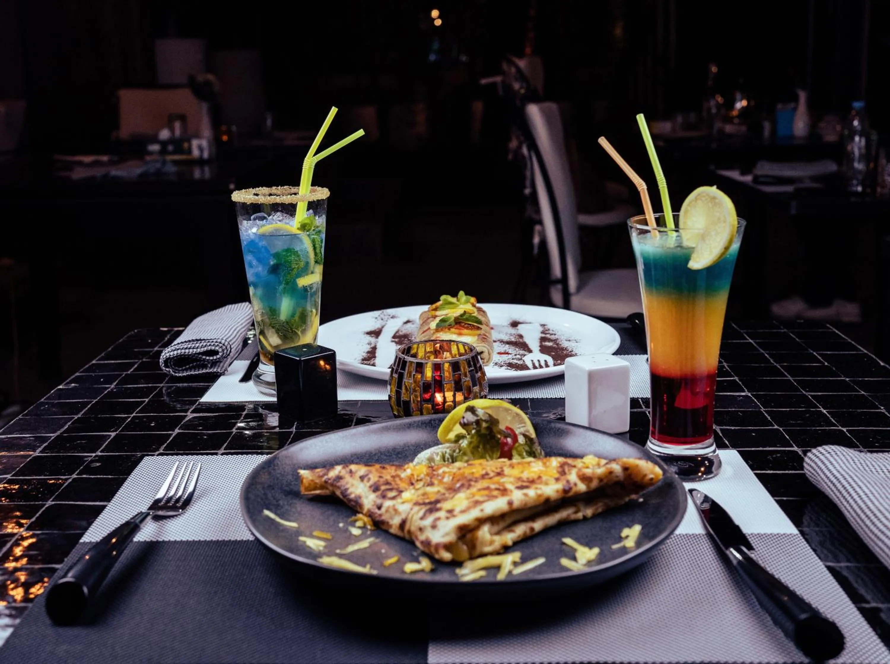 Restaurant/places to eat in Hotel Les Trois Palmiers