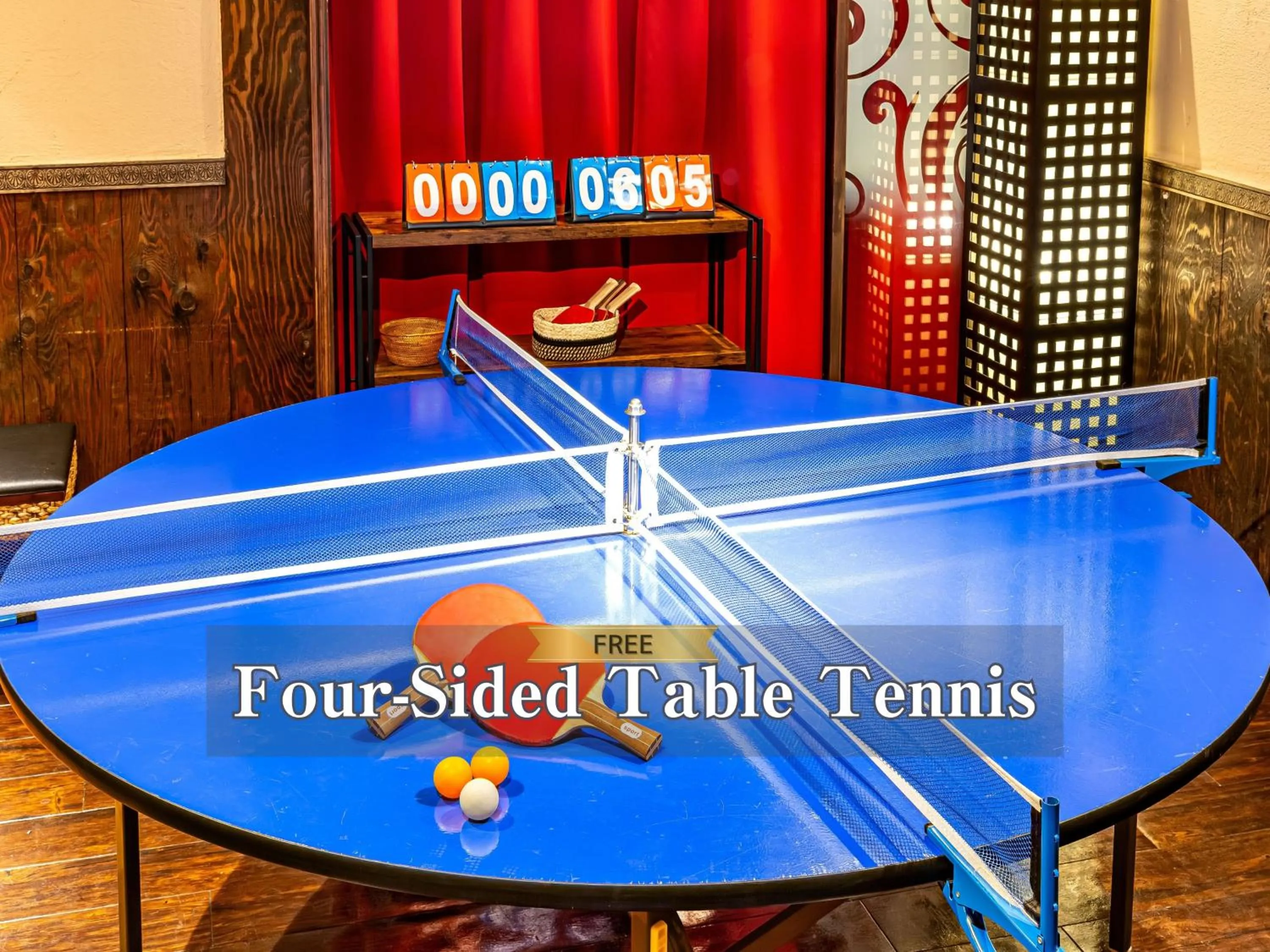 Table tennis in Hotel BaliAn Resort Kawasaki