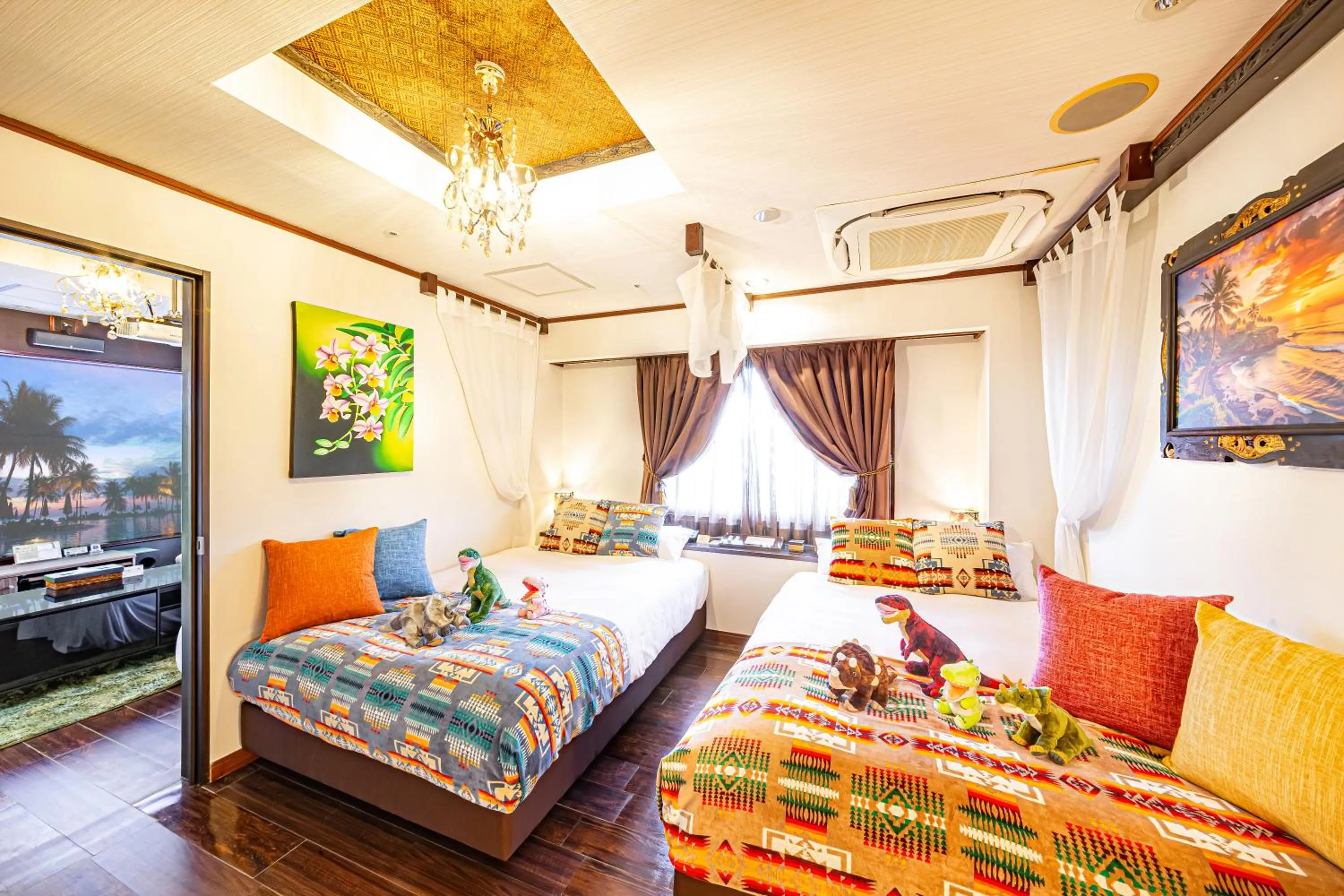 Bedroom, Bed in Hotel BaliAn Resort Kawasaki