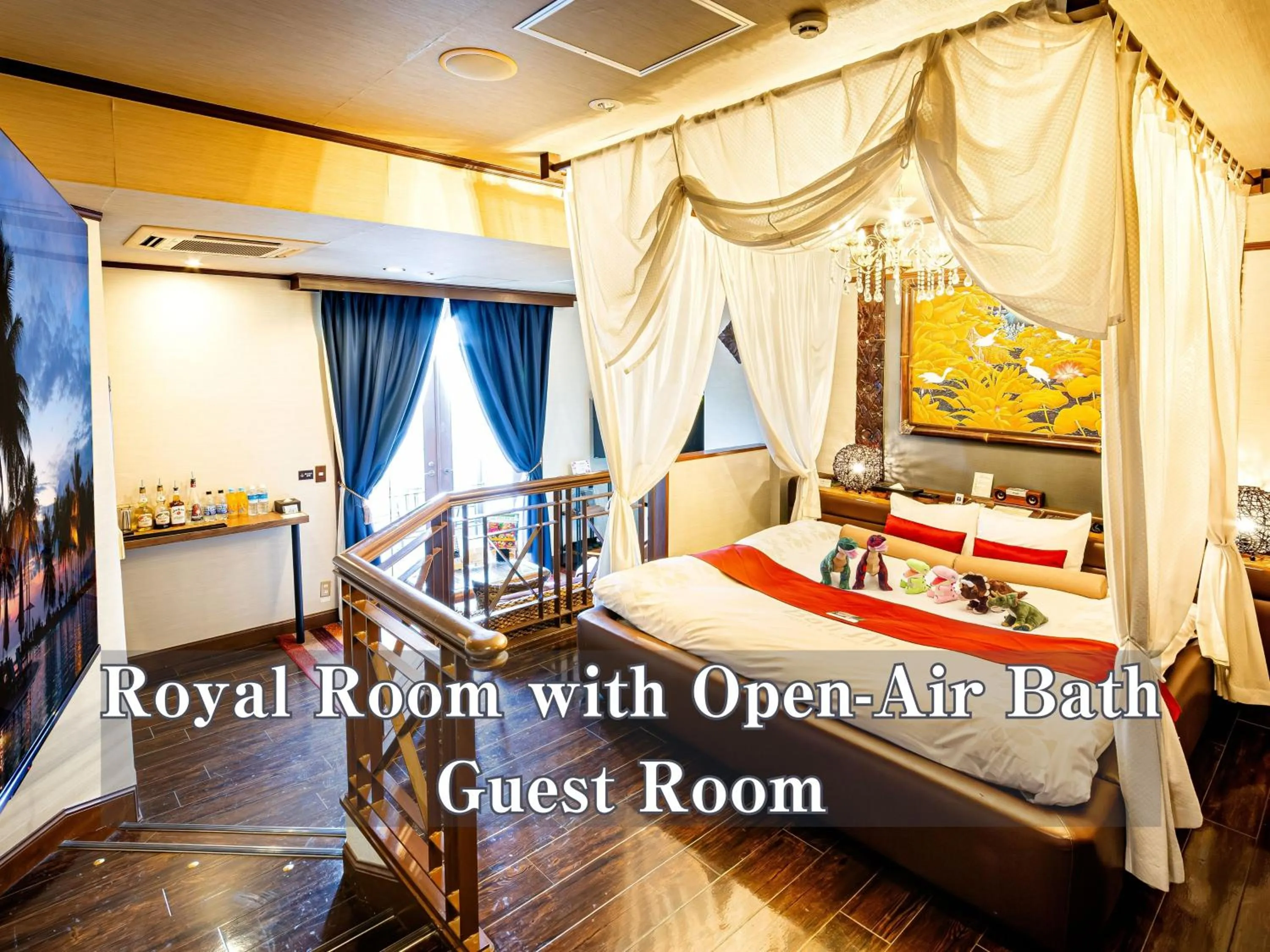 Bed in Hotel BaliAn Resort Kawasaki