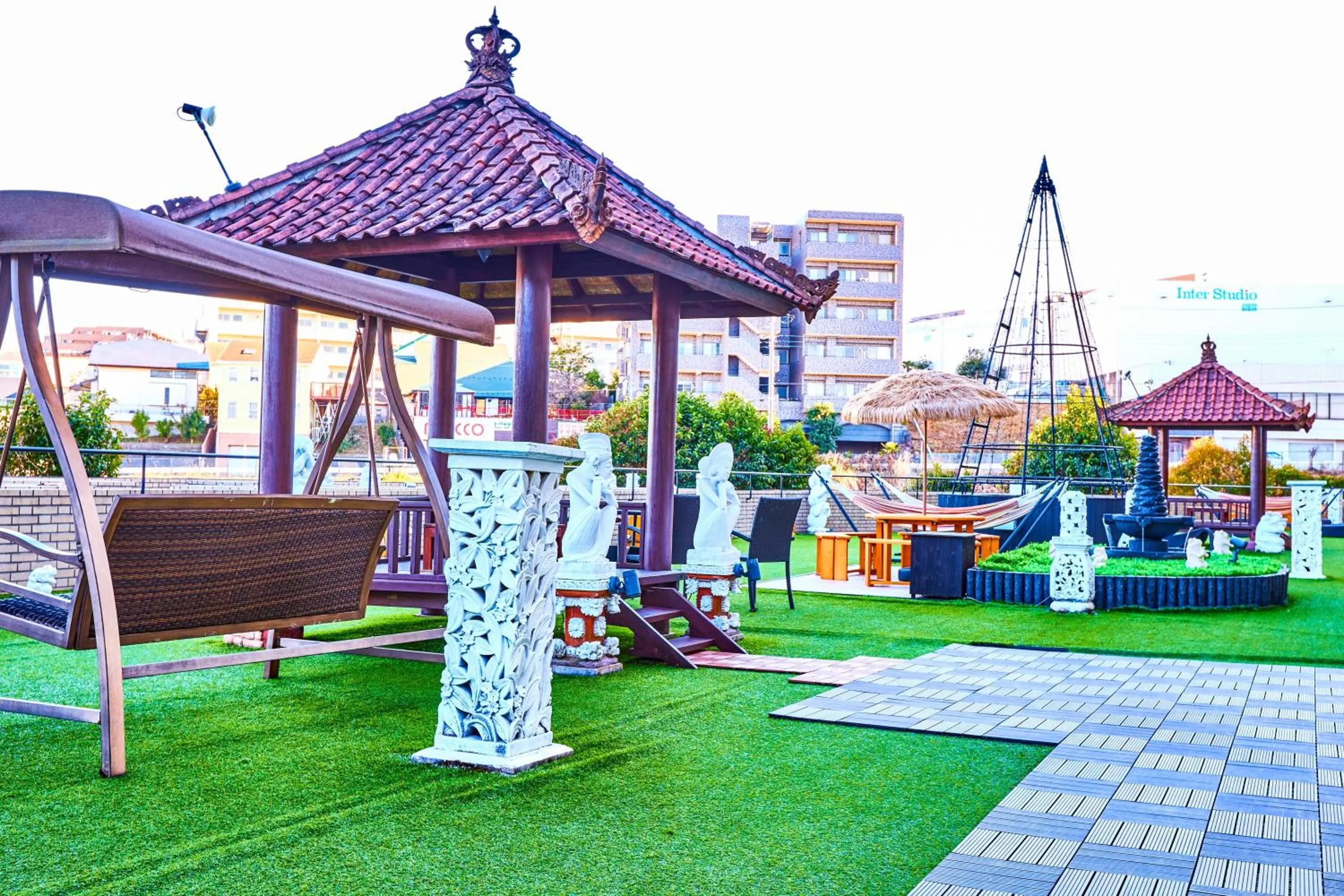 Garden in Hotel BaliAn Resort Kawasaki