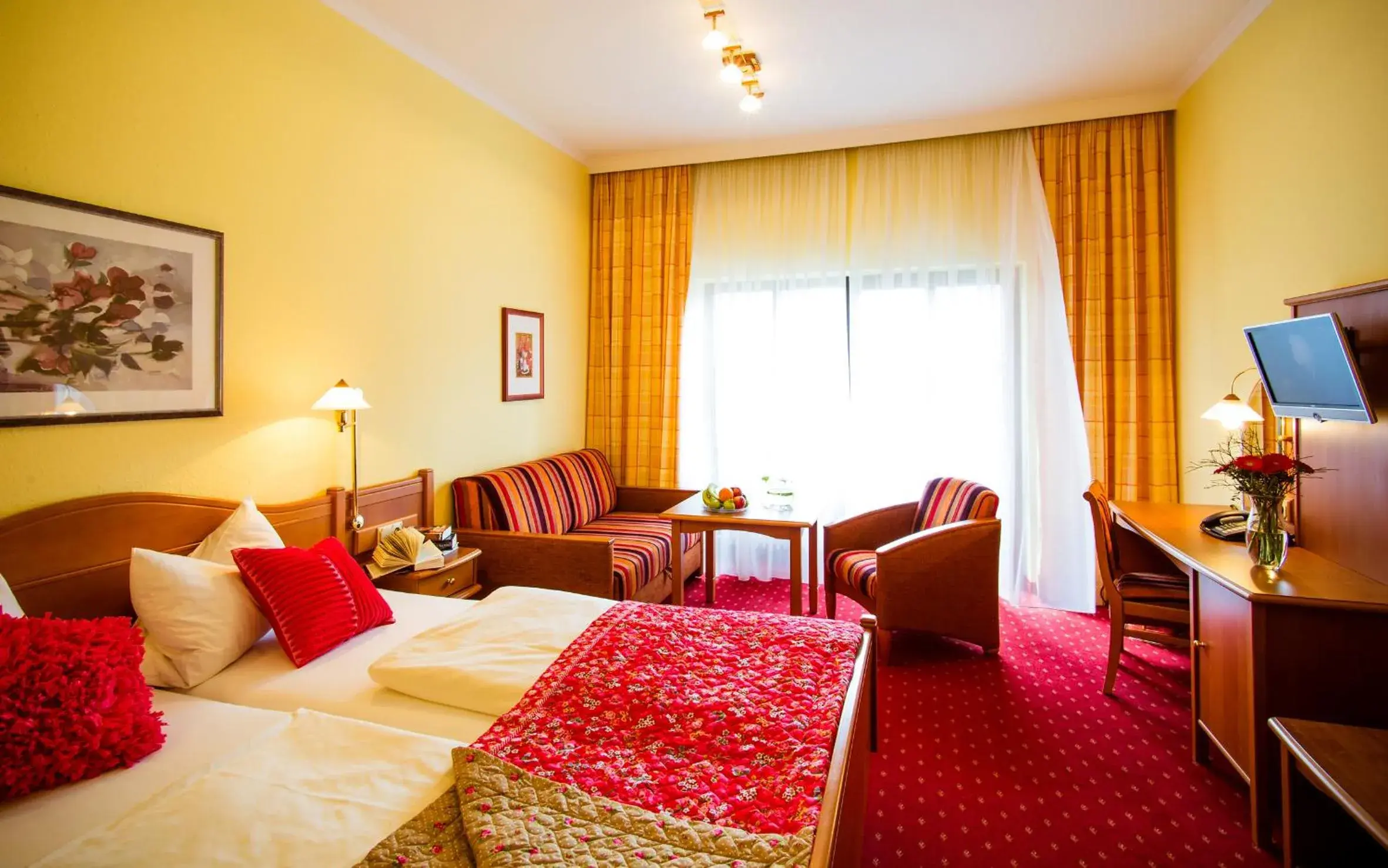 Double Room with Balcony - single occupancy in Hotel Konradshof Double Room with Balcony - single occupancy in Hotel Konradshof