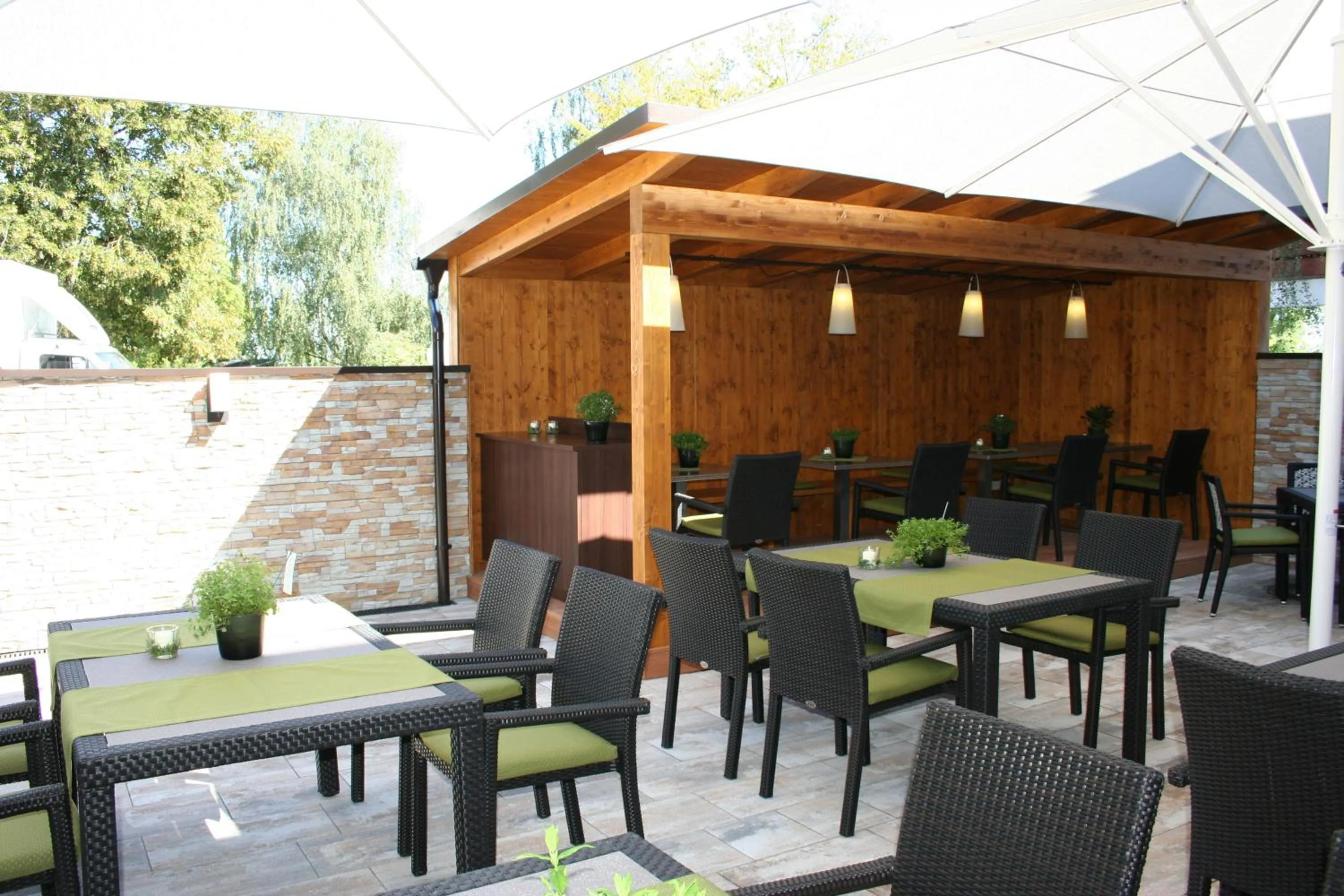 Patio in Hotel Konradshof