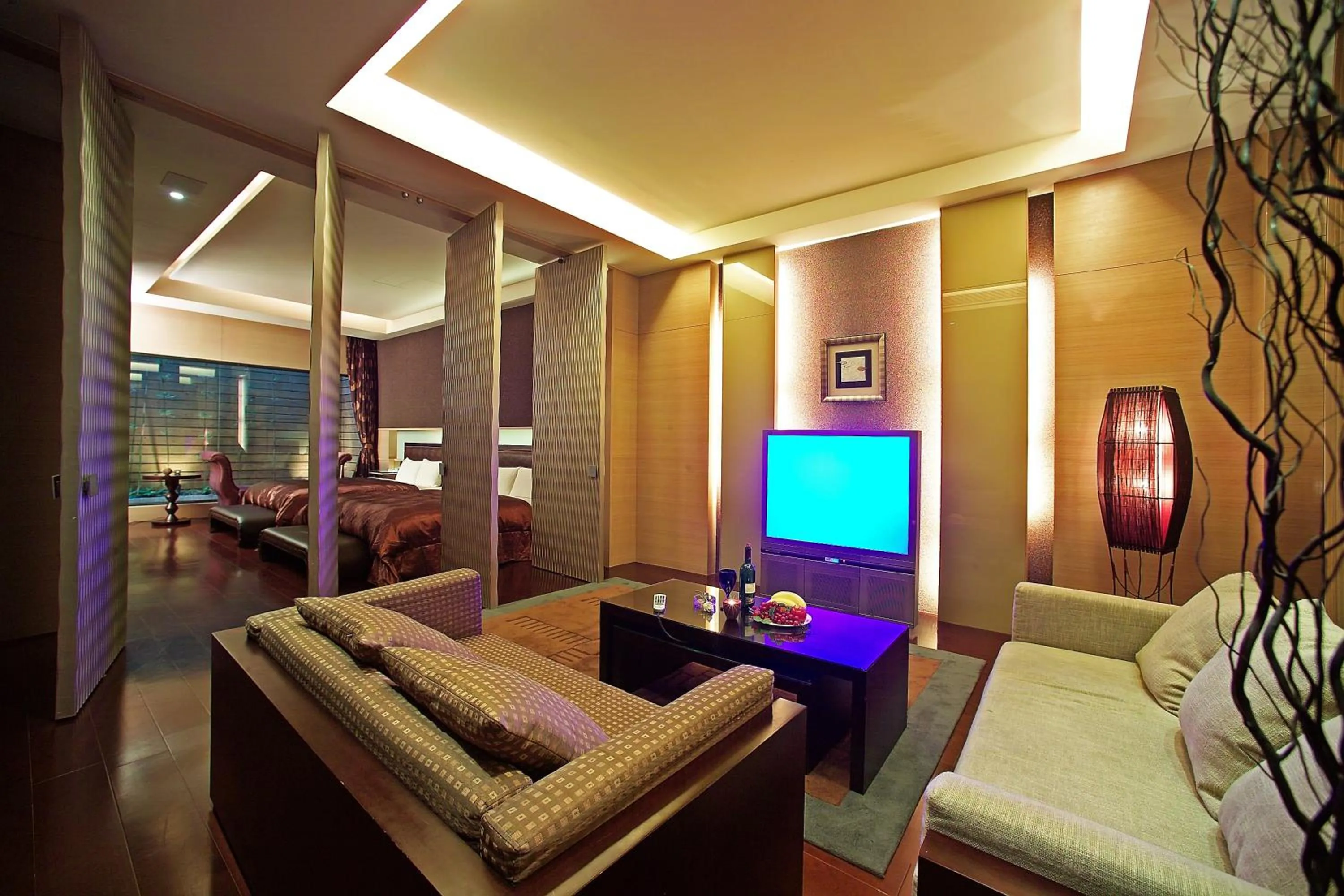 Living room in Spring SPA Motel 大里春天泡湯旅館