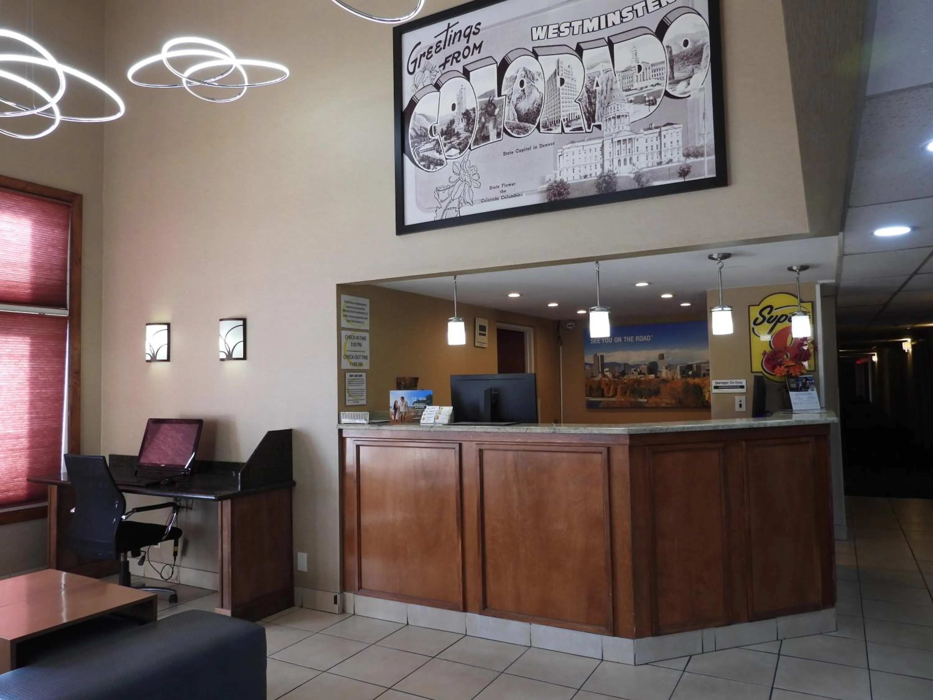 Lobby or reception in Super 8 by Wyndham Westminster Denver North