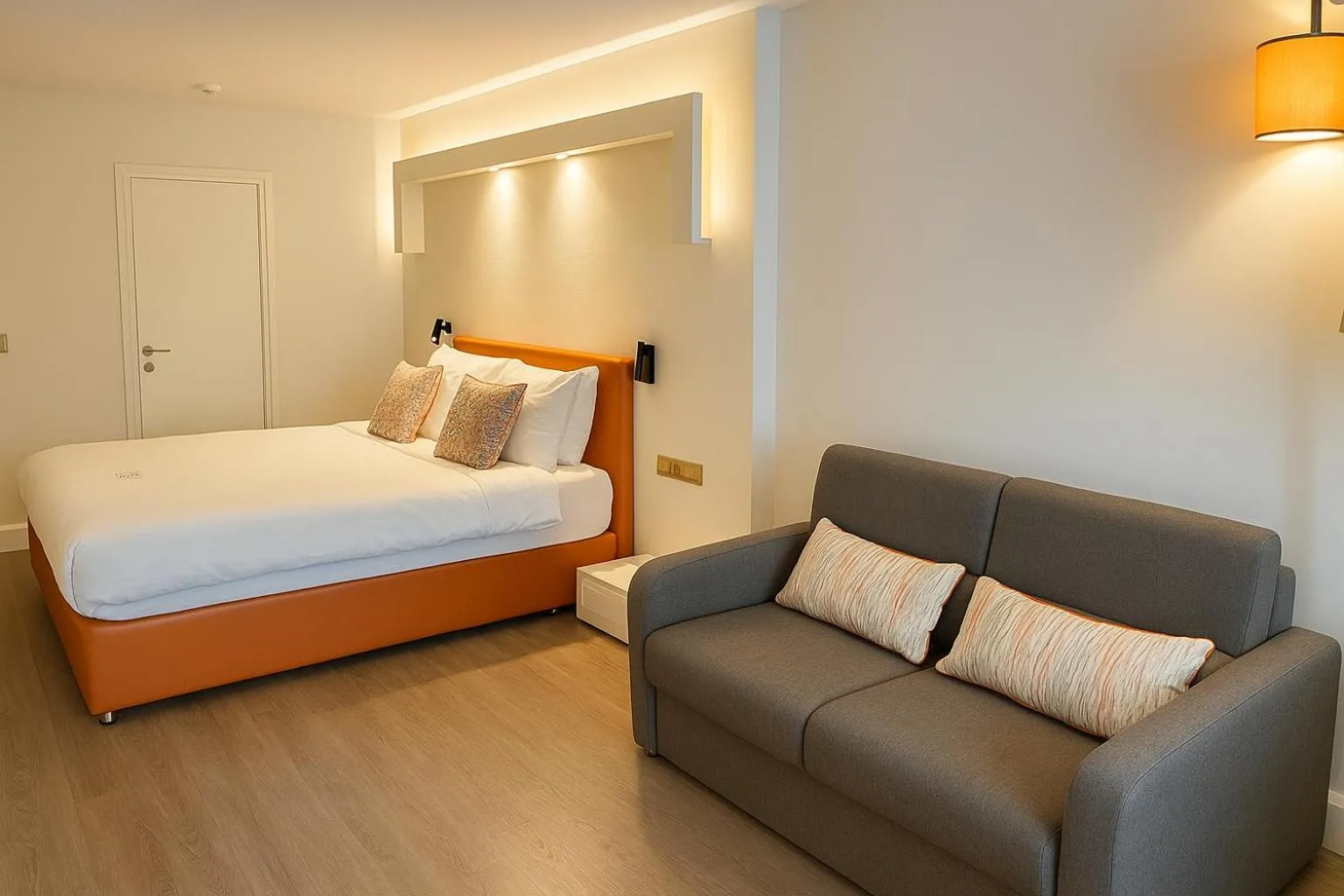 Bed in Sparkle Hotel