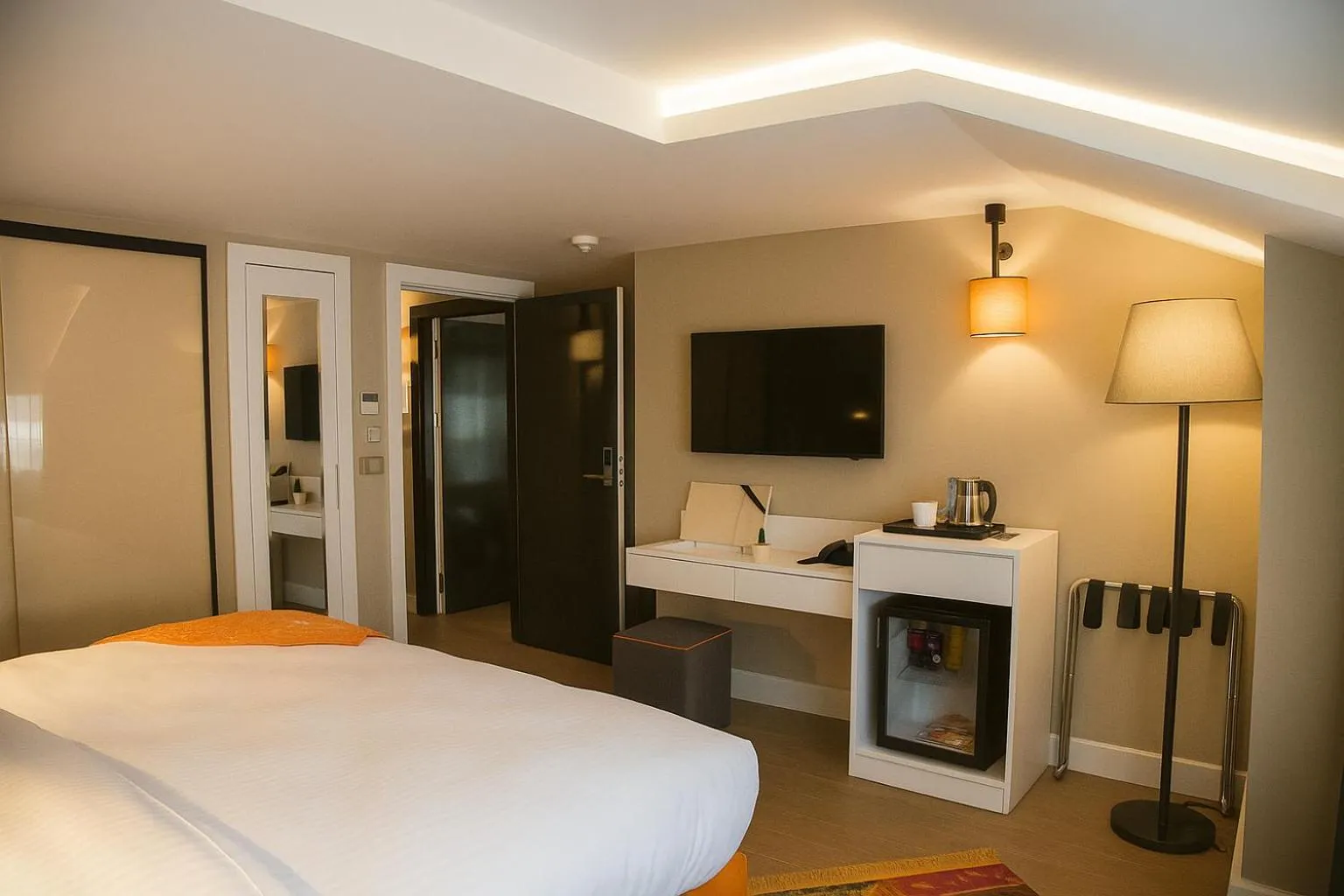 Bed in Sparkle Hotel