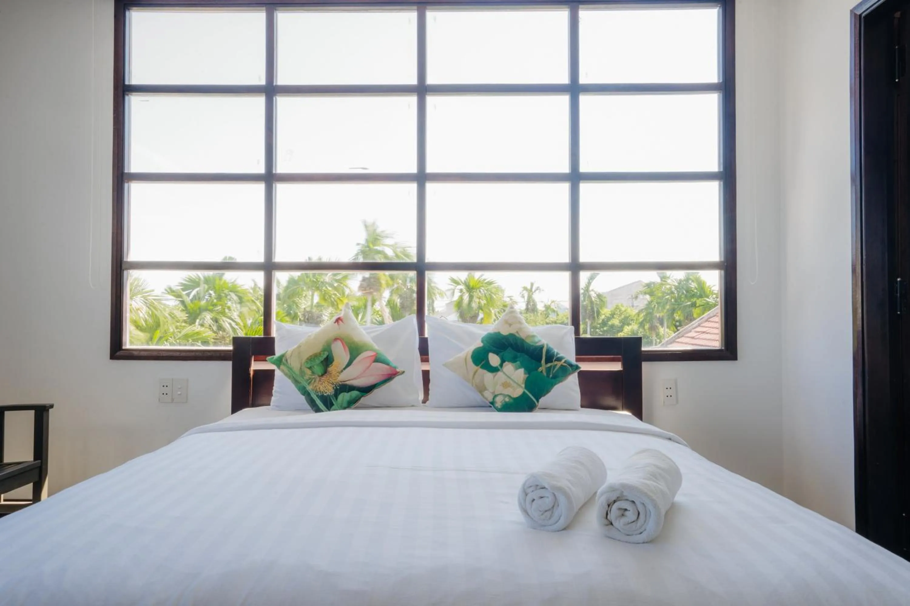 Bed in Hoi An Lotus Aroma Villa