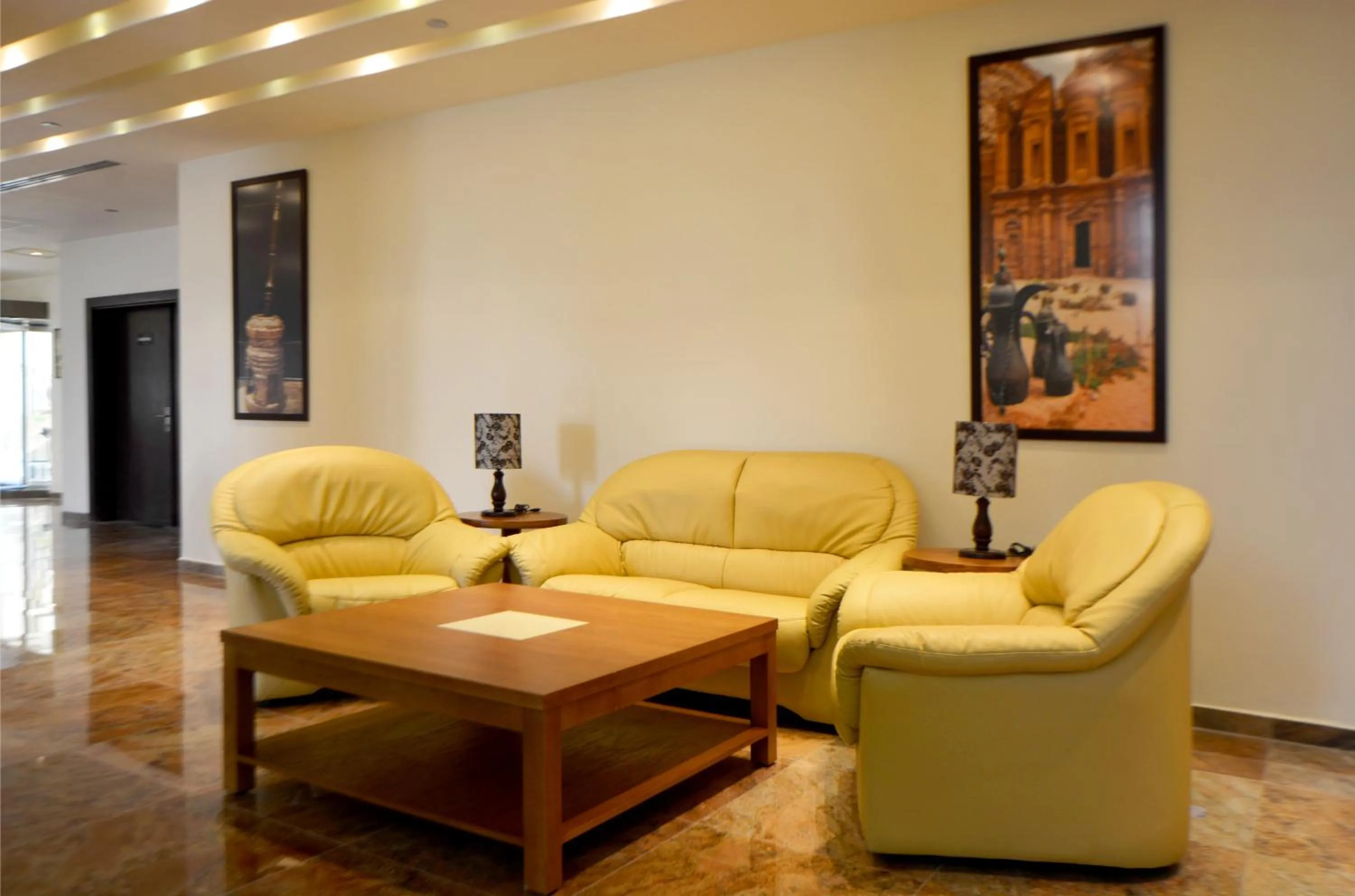 Lobby or reception in Public Security Hotel & Chalets