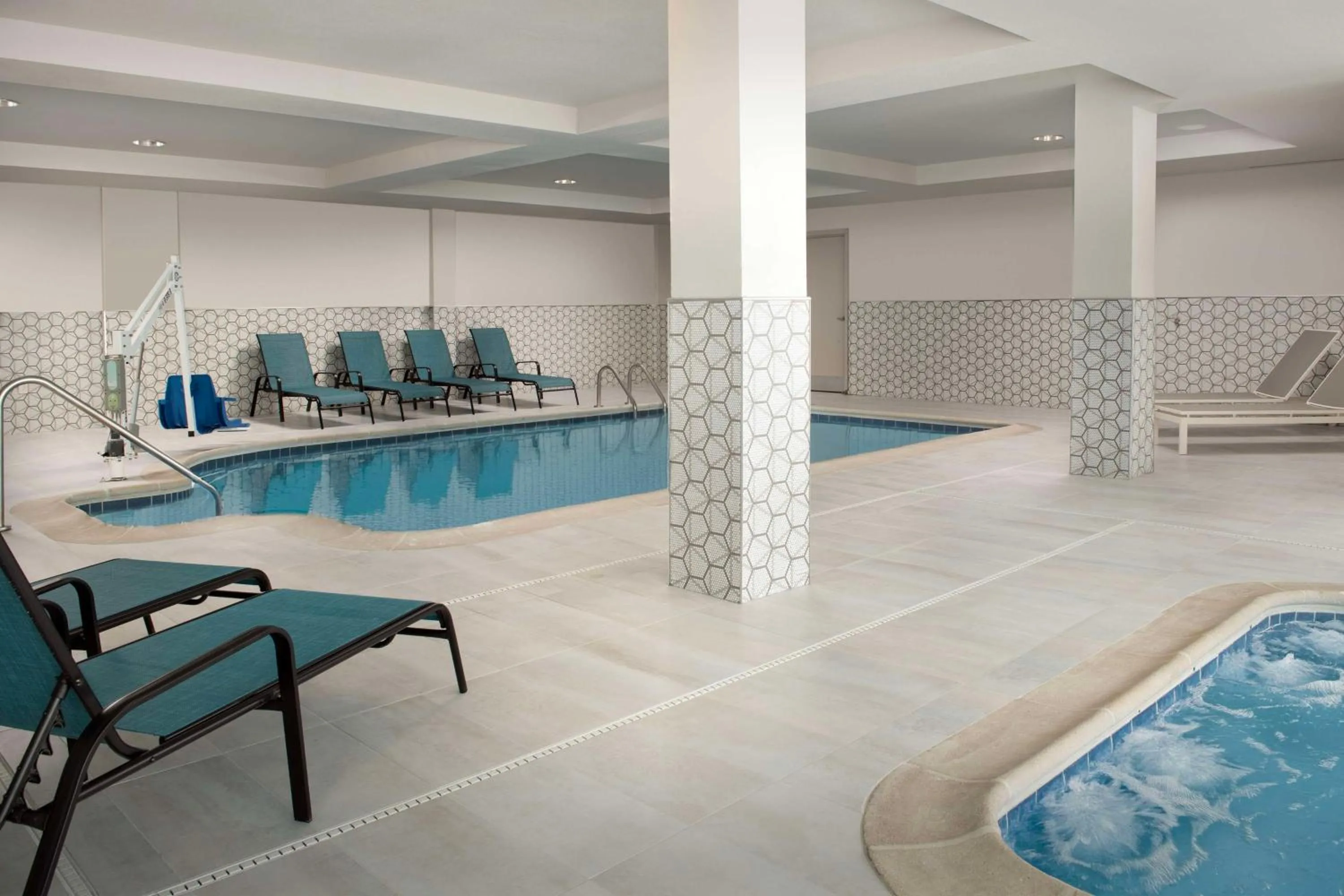 Pool view in Hilton Garden Inn Casper