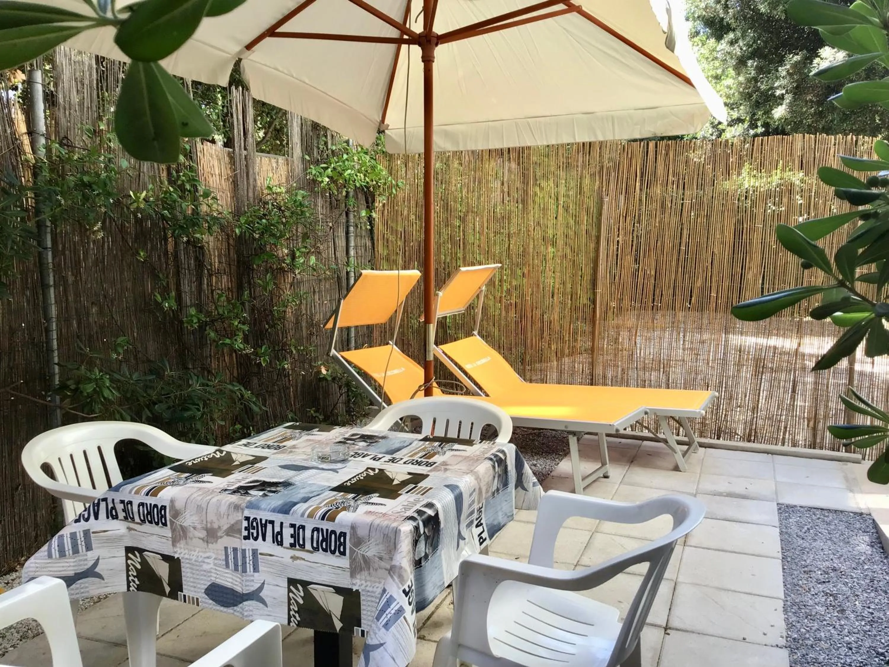 Garden view in La Coccinella Residence