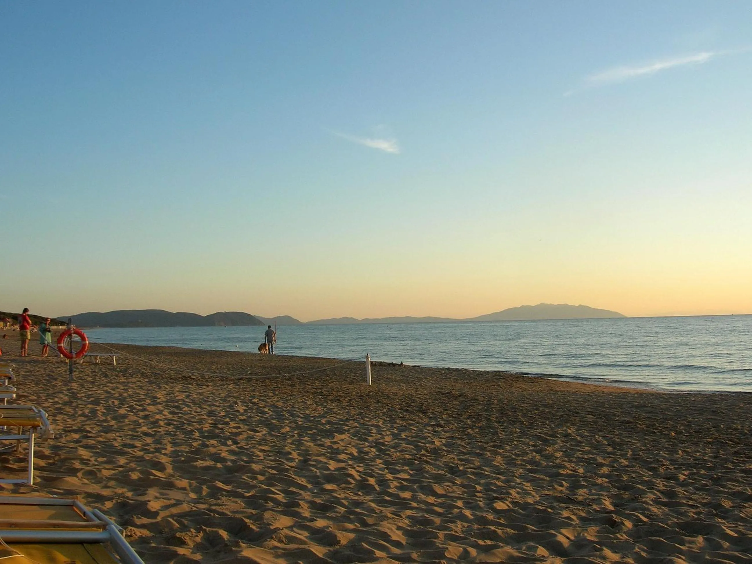 Beach in La Coccinella Residence