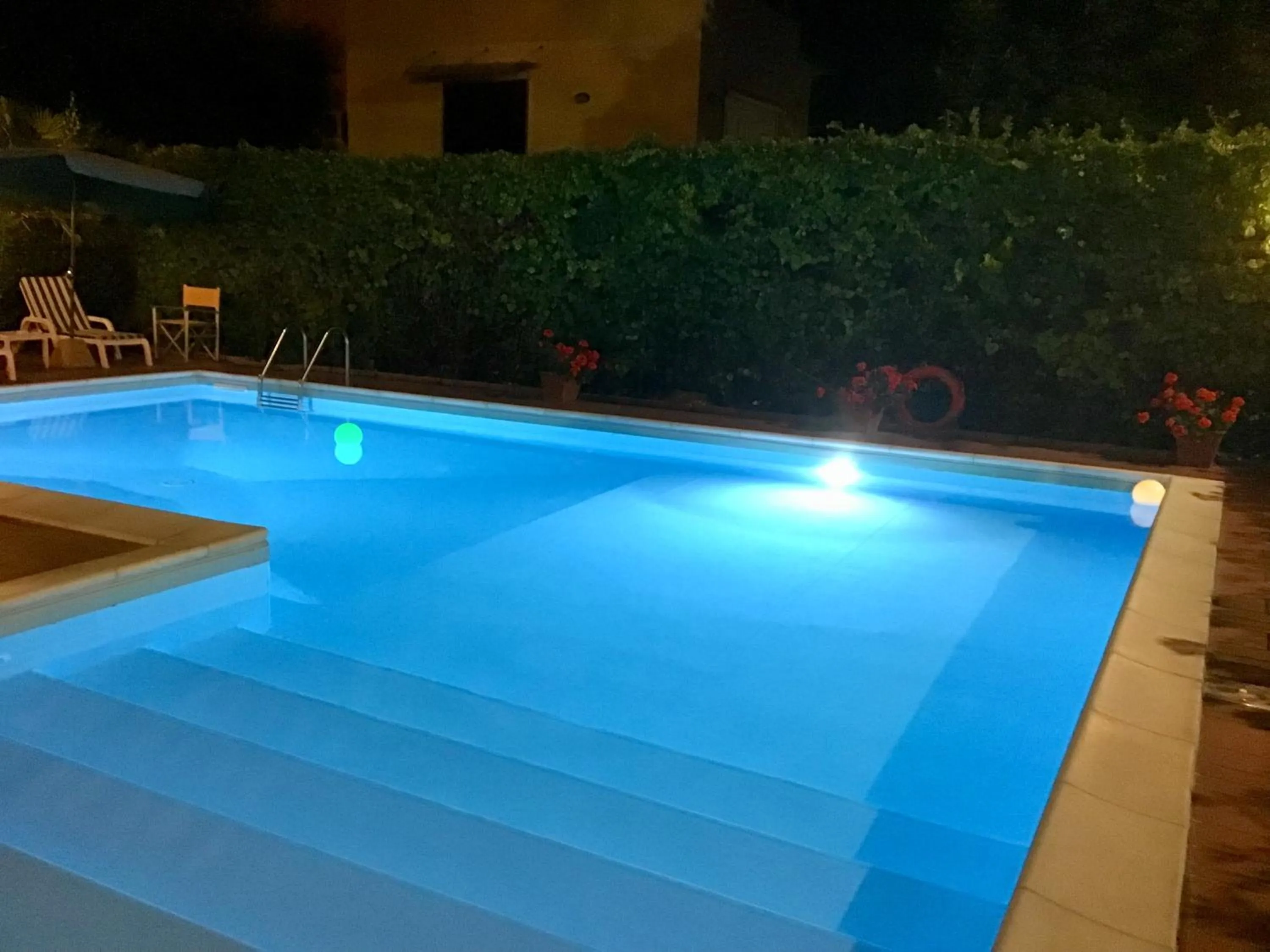 Pool view in La Coccinella Residence