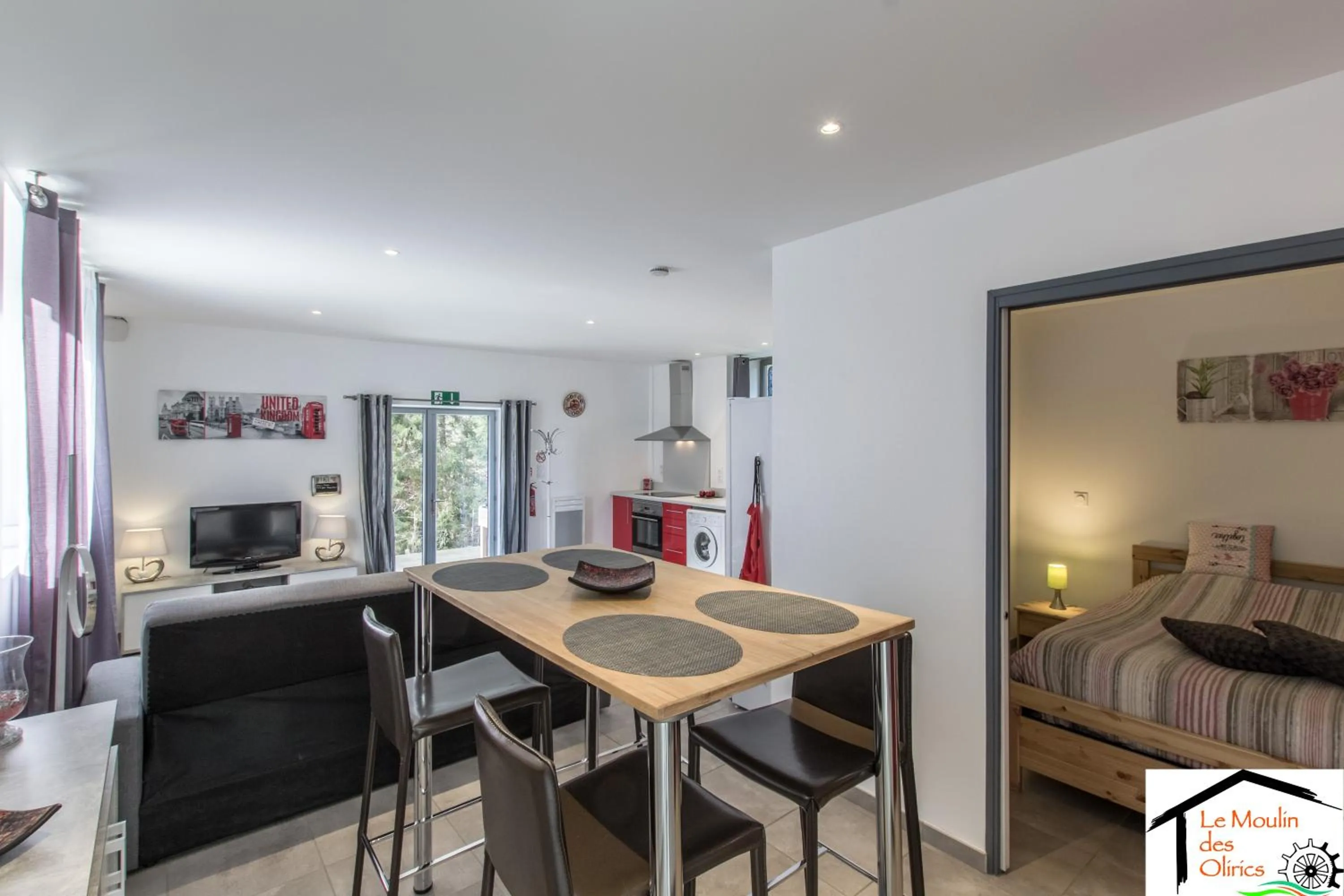 Kitchen or kitchenette in Le Moulin des Olirics