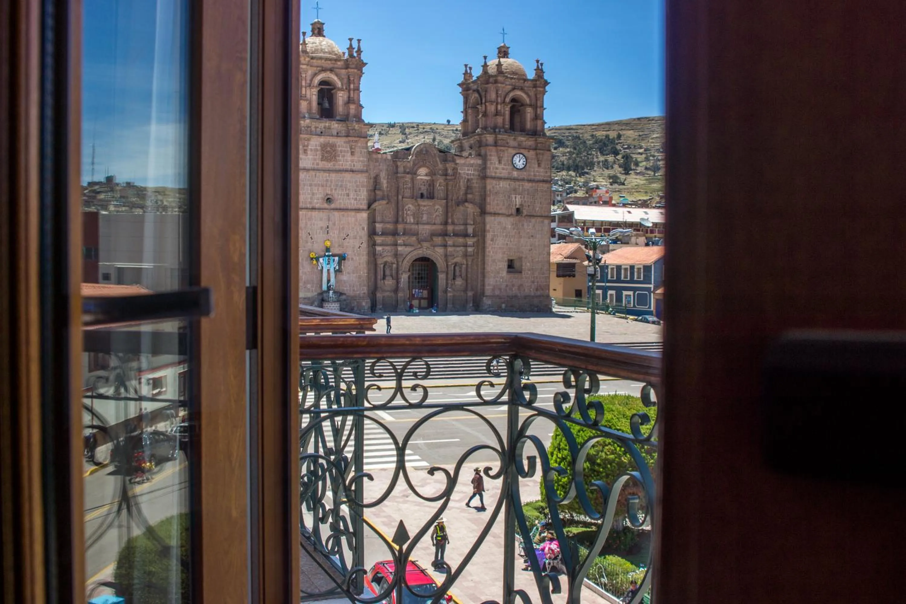 View (from property/room) in Hotel Hacienda Plaza de Armas