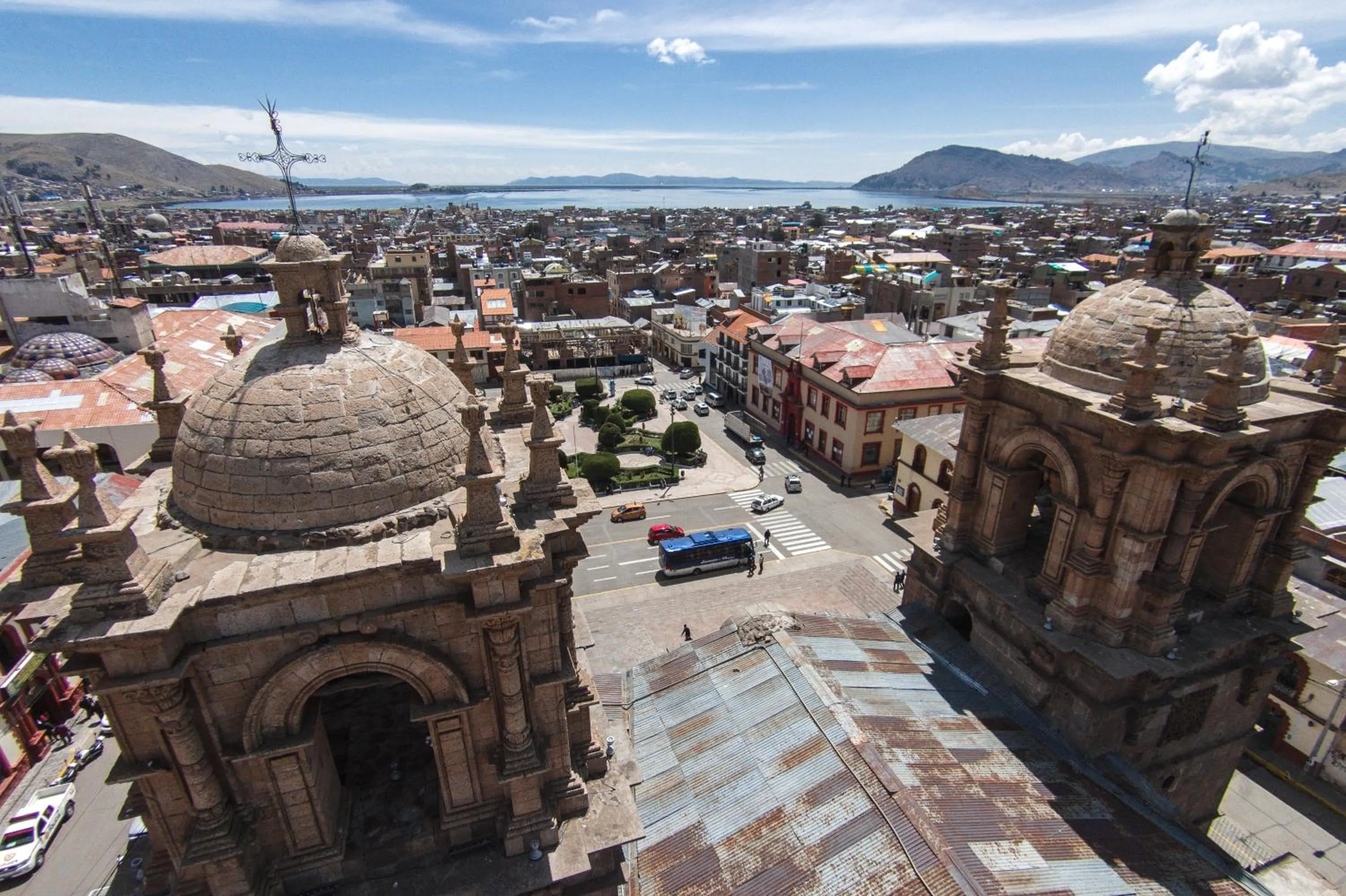 City view in Hotel Hacienda Plaza de Armas