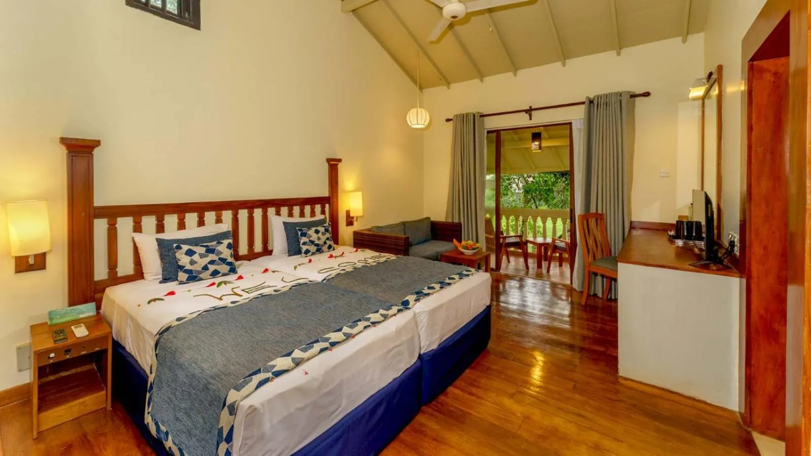 Bed in Siddhalepa Ayurveda Resort - All Meals, Ayurveda Treatment and Yoga