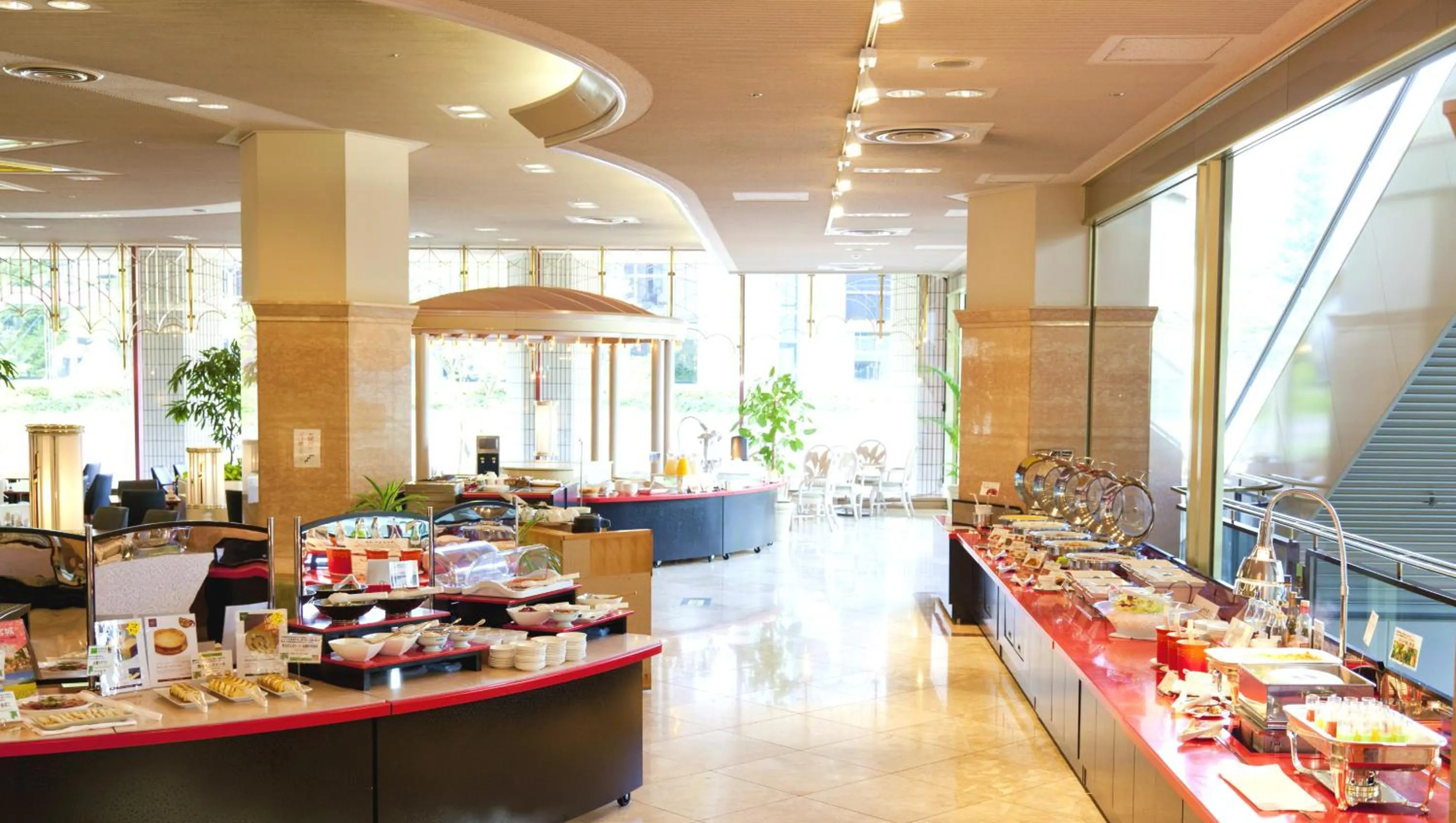 Buffet breakfast in Sendai Kokusai Hotel