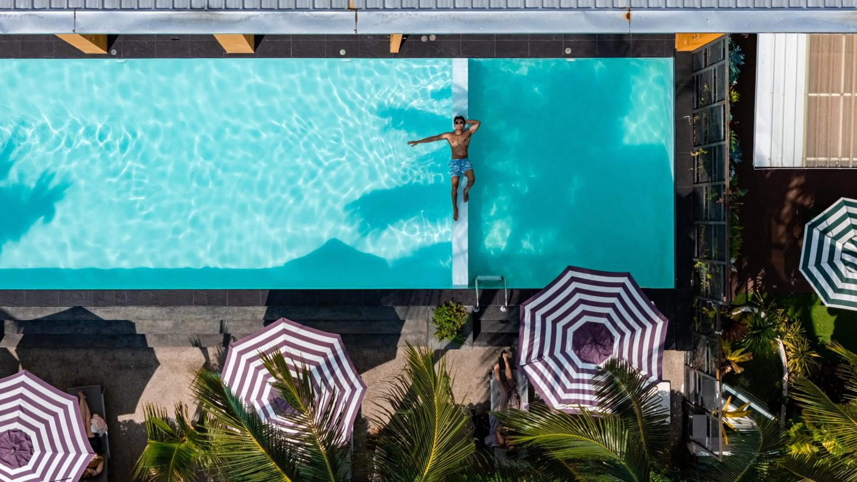 Swimming pool in Book a Bed Poshtel - SHA Plus