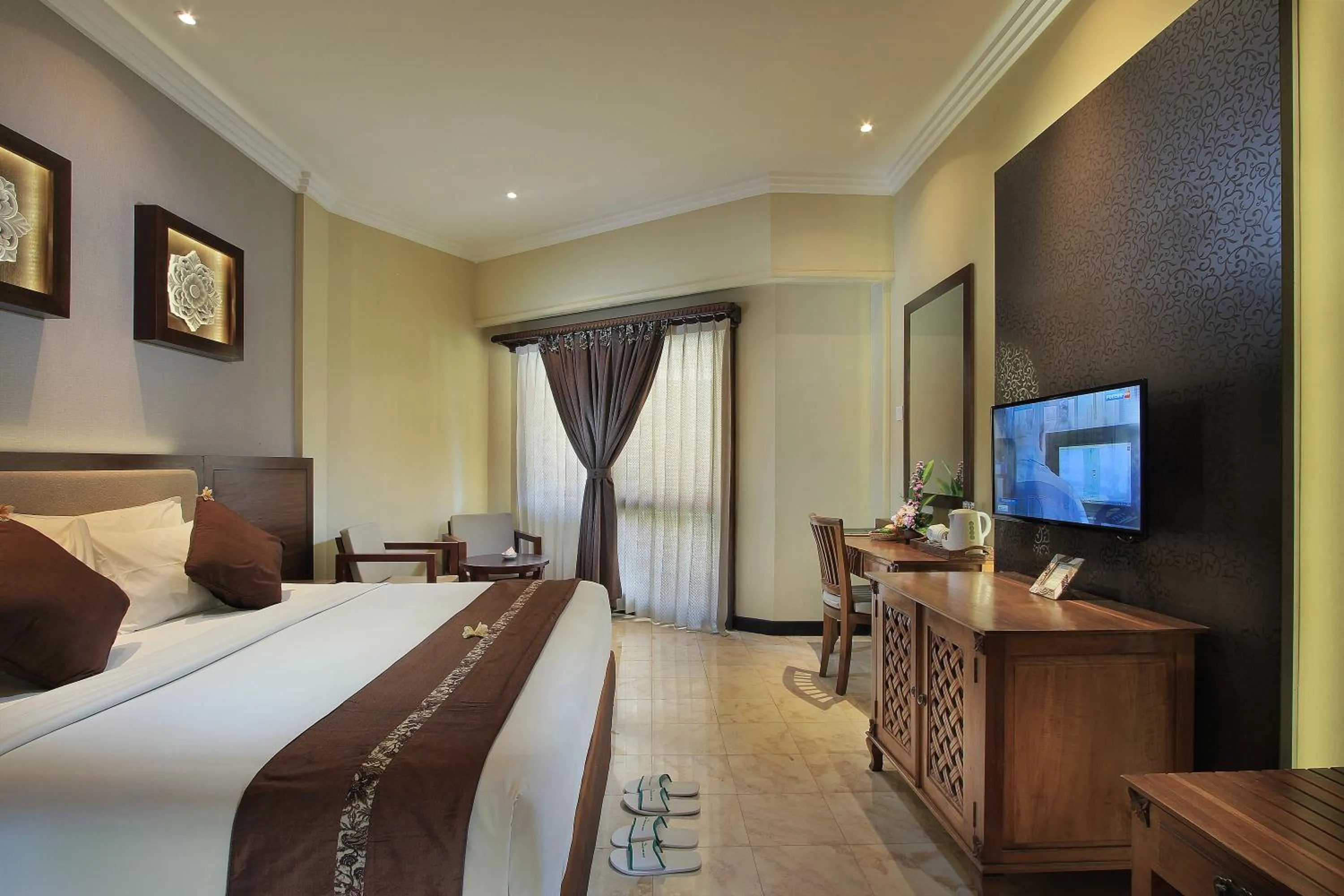 Photo of the whole room, Bed in Pelangi Bali Hotel & Spa