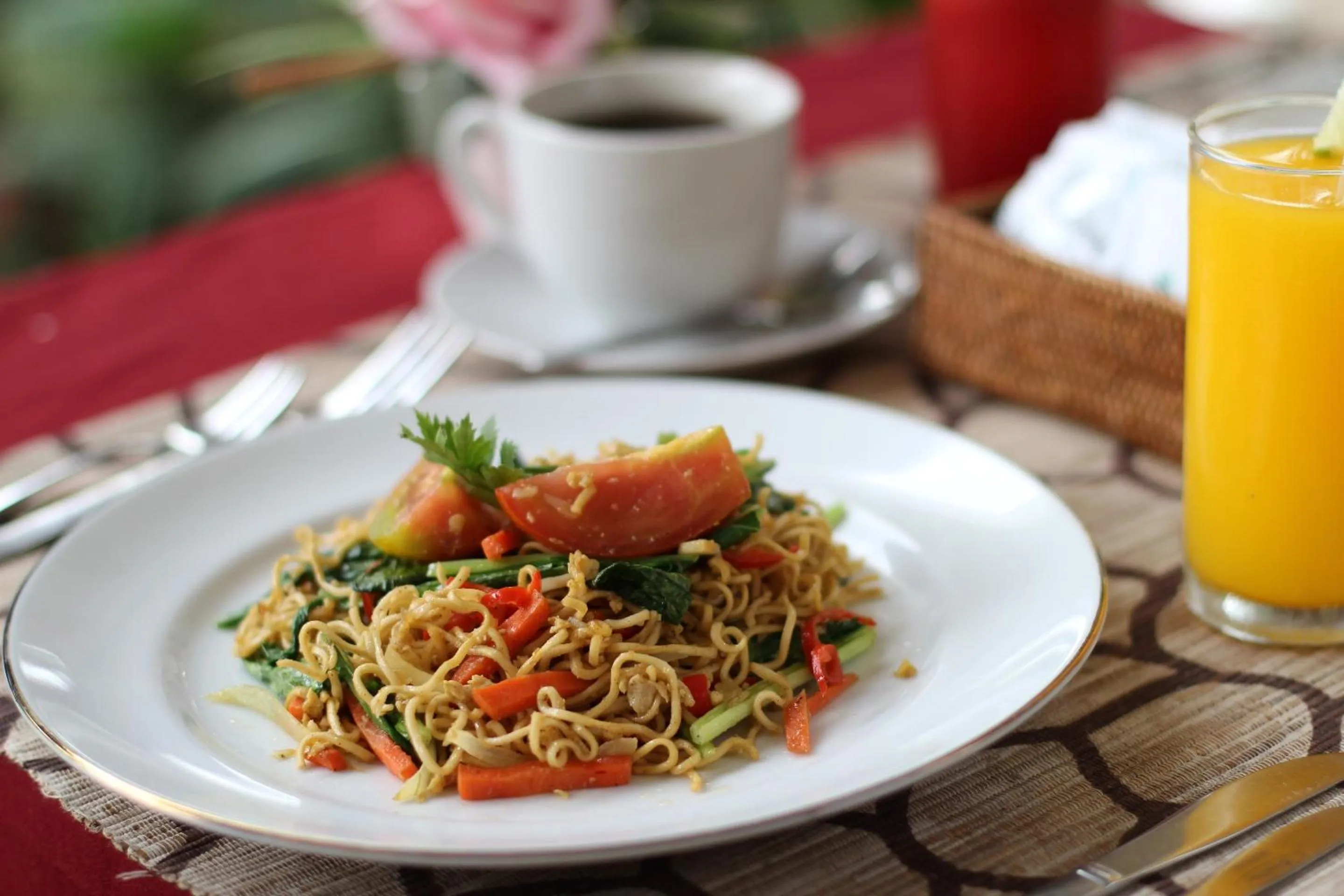 Lunch in Putri Ayu Cottages