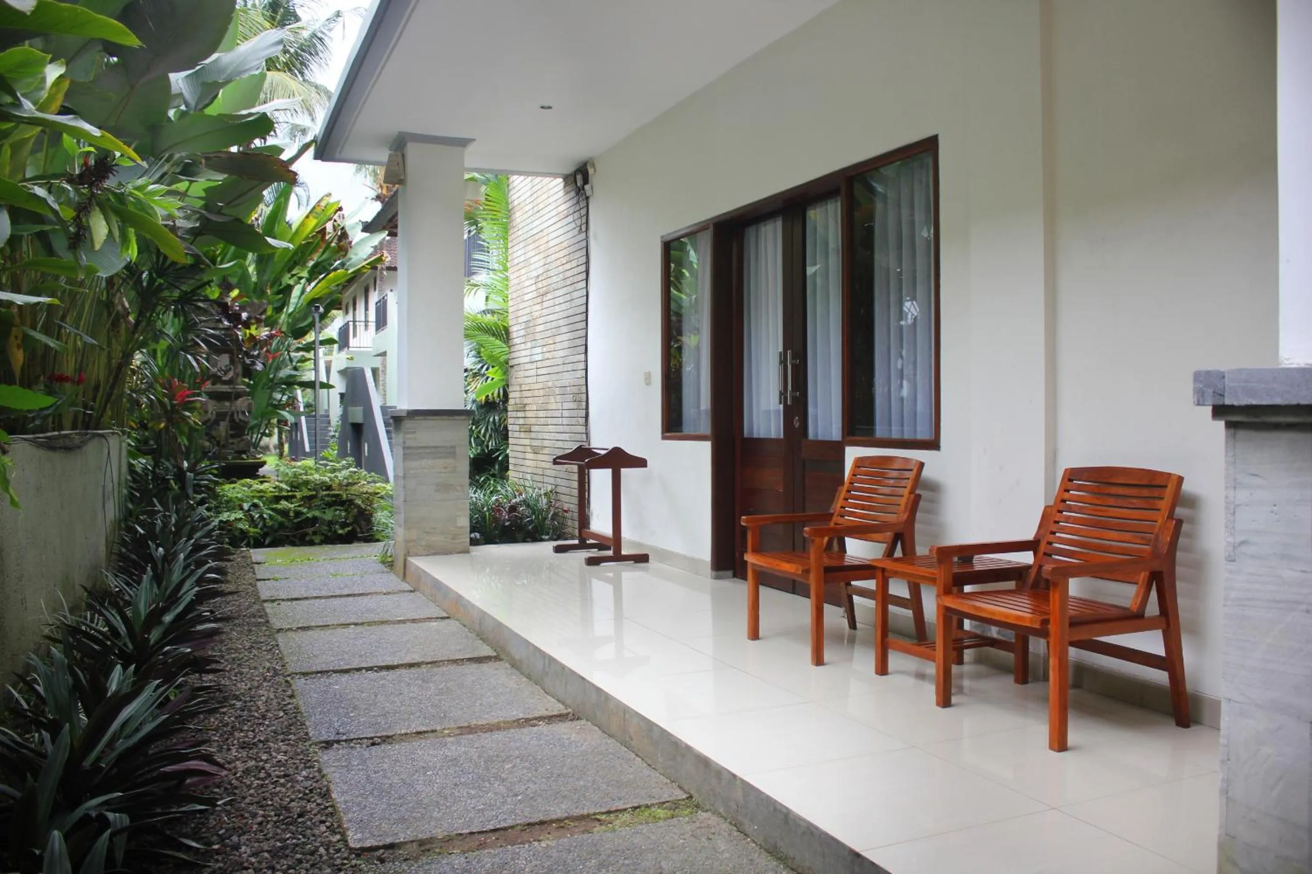 Balcony/Terrace in Putri Ayu Cottages