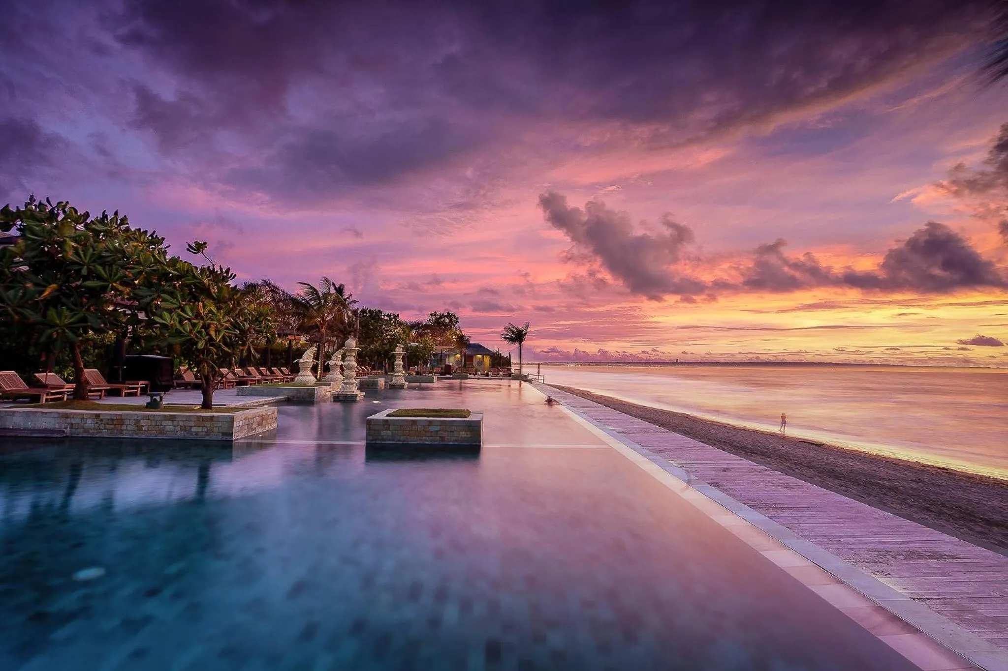 Pool view in The Seminyak Beach Resort & Spa