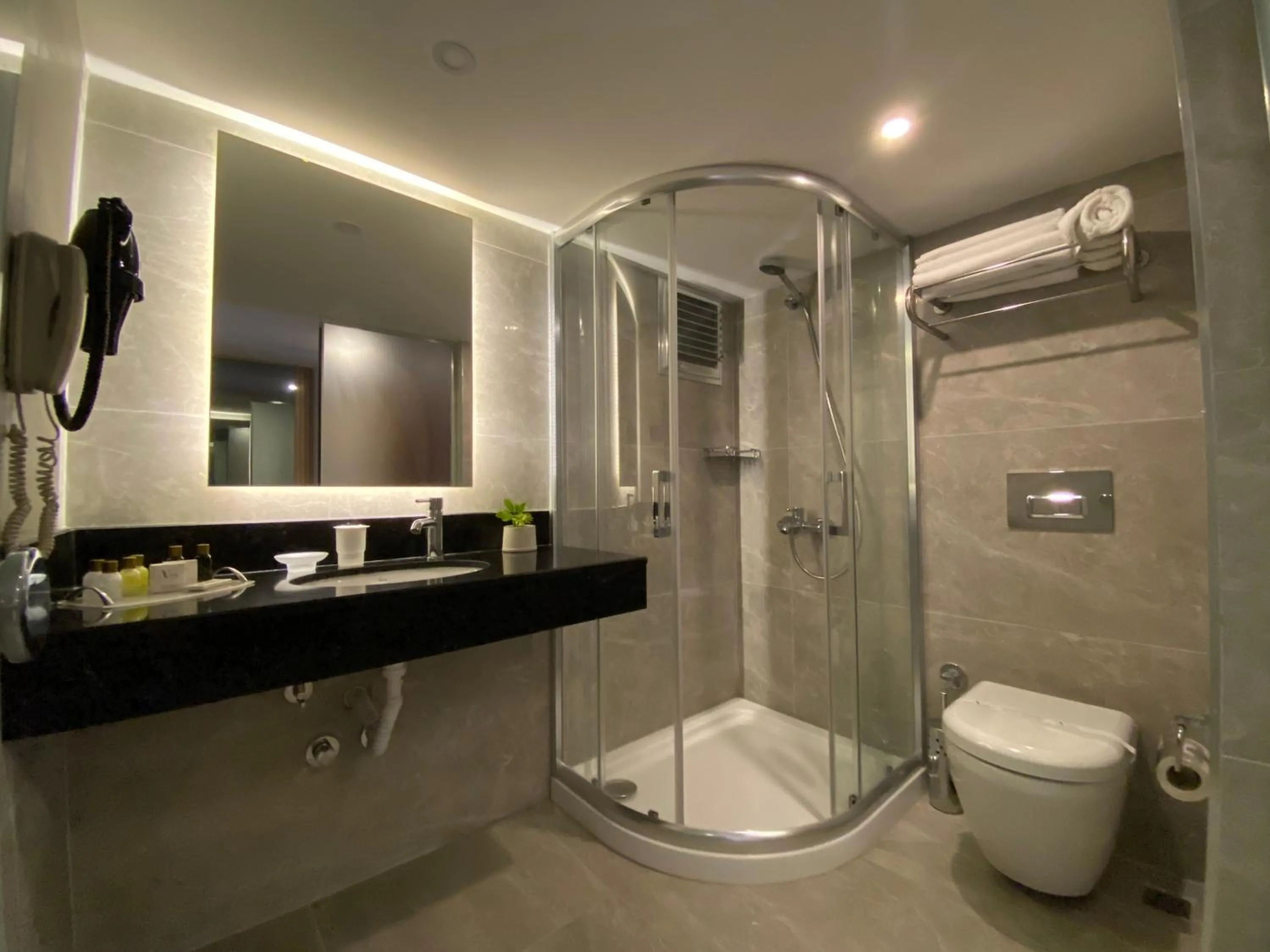 Bathroom in Nobel Hotel