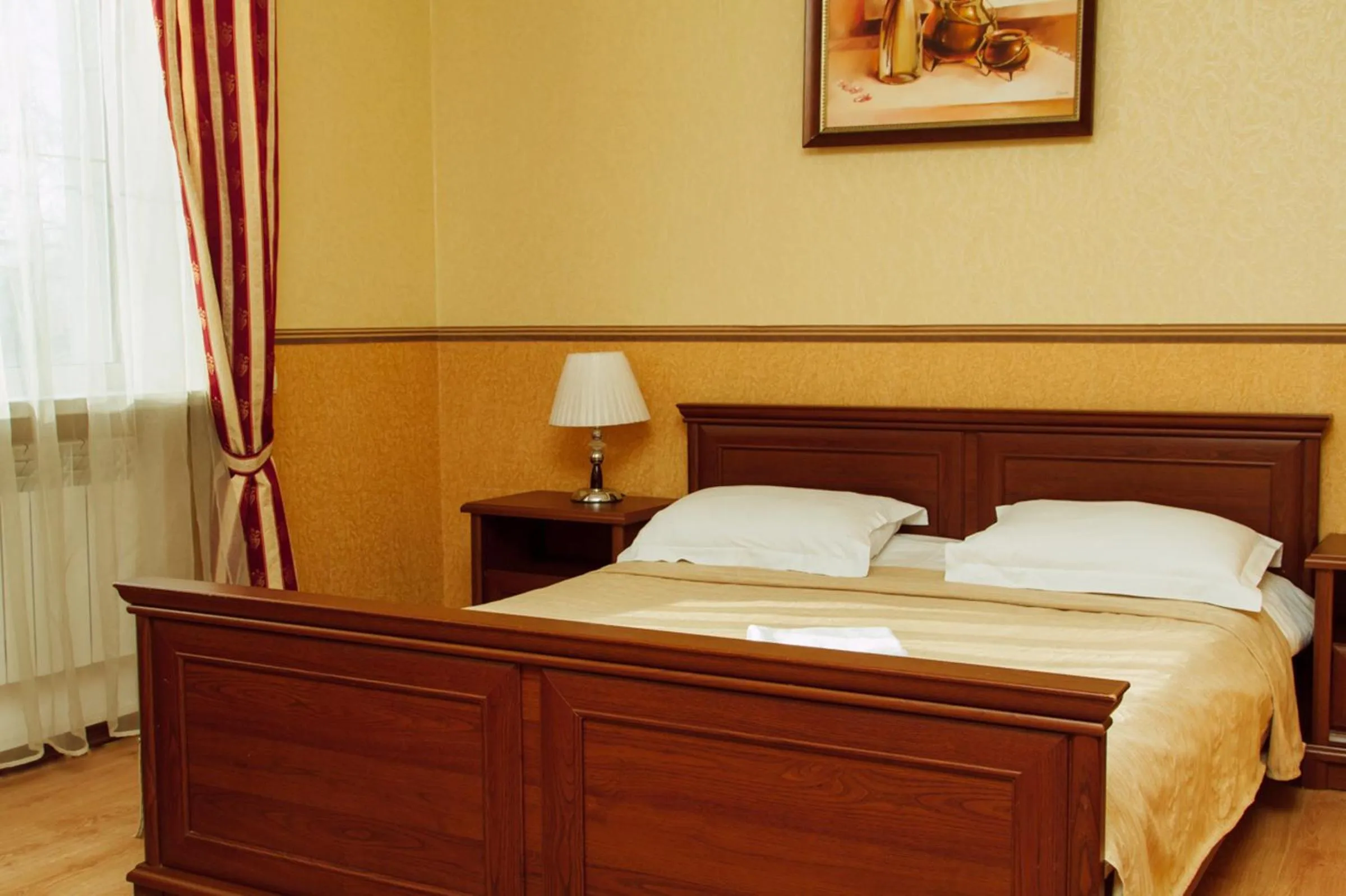 Decorative detail, Bed in Korona Hotel