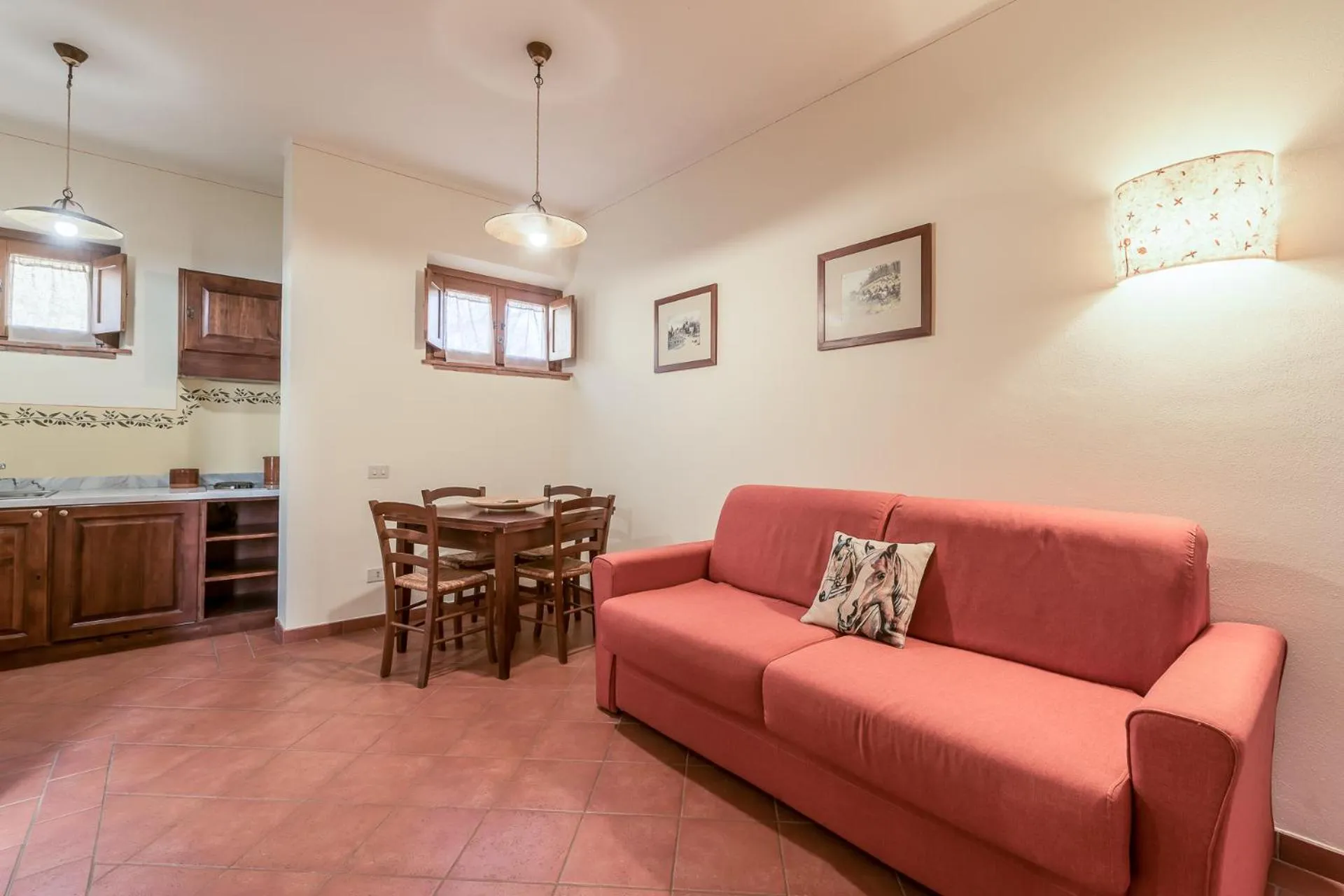 Seating area in Antico Casale