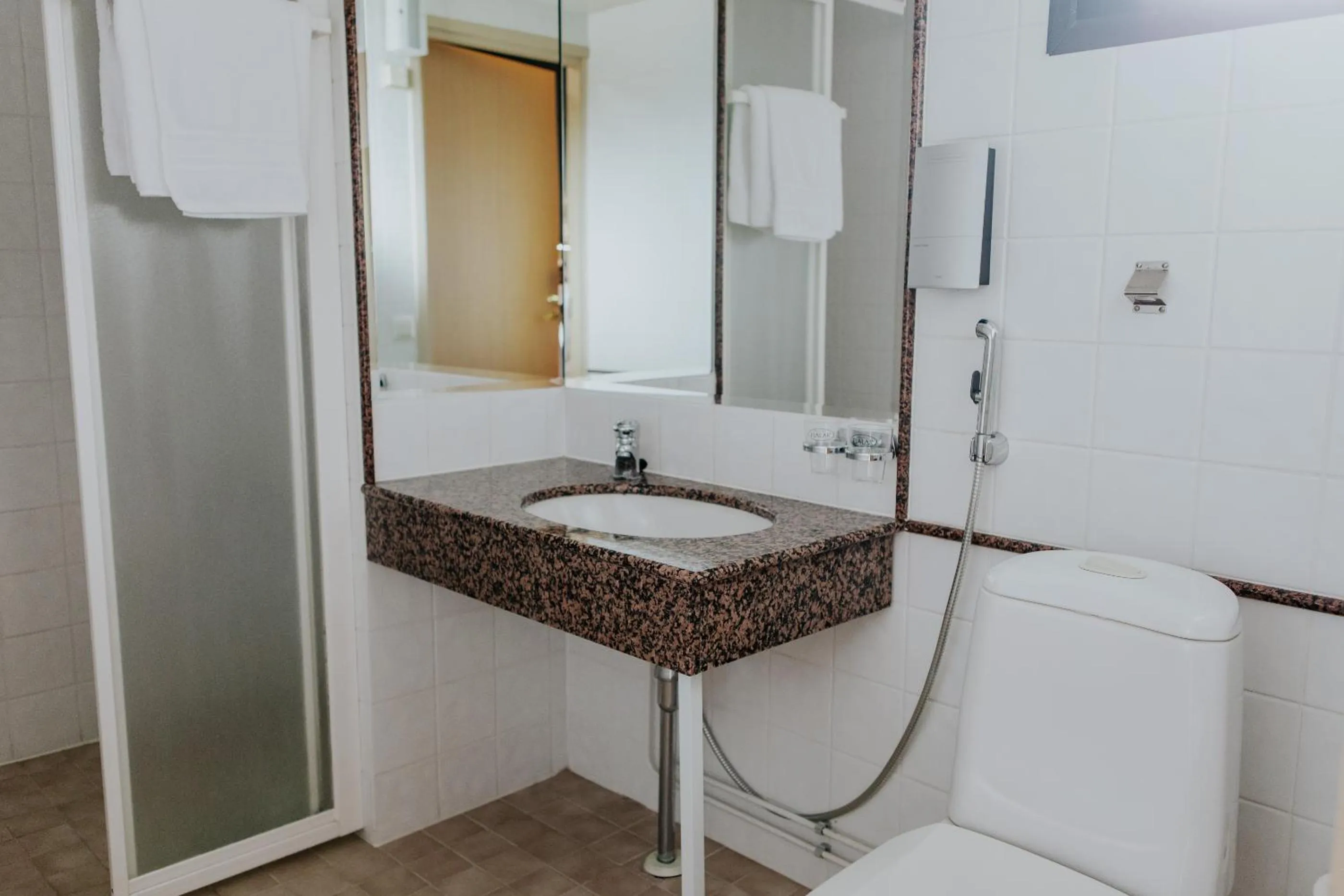 Shower in Hotel Fjalar