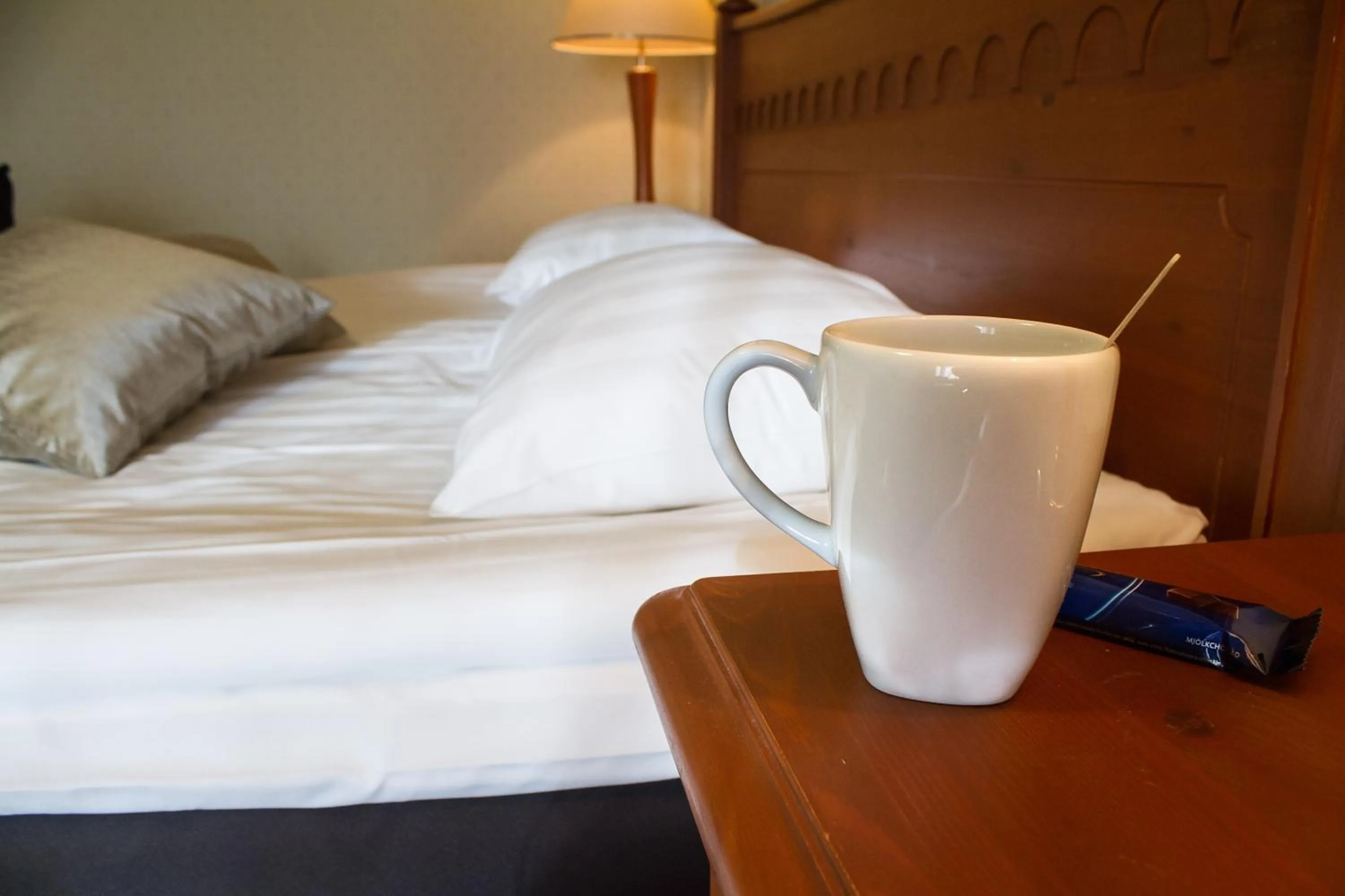 Decorative detail, Bed in Hotel Fjalar