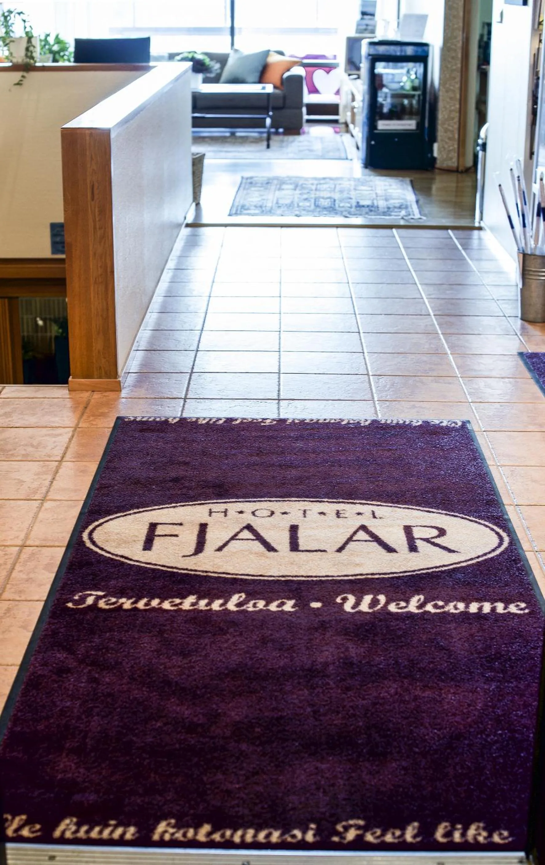 Lobby or reception in Hotel Fjalar