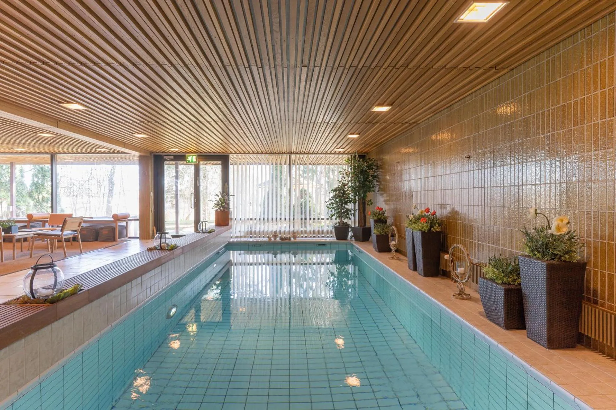 Swimming pool in Hotel Fjalar