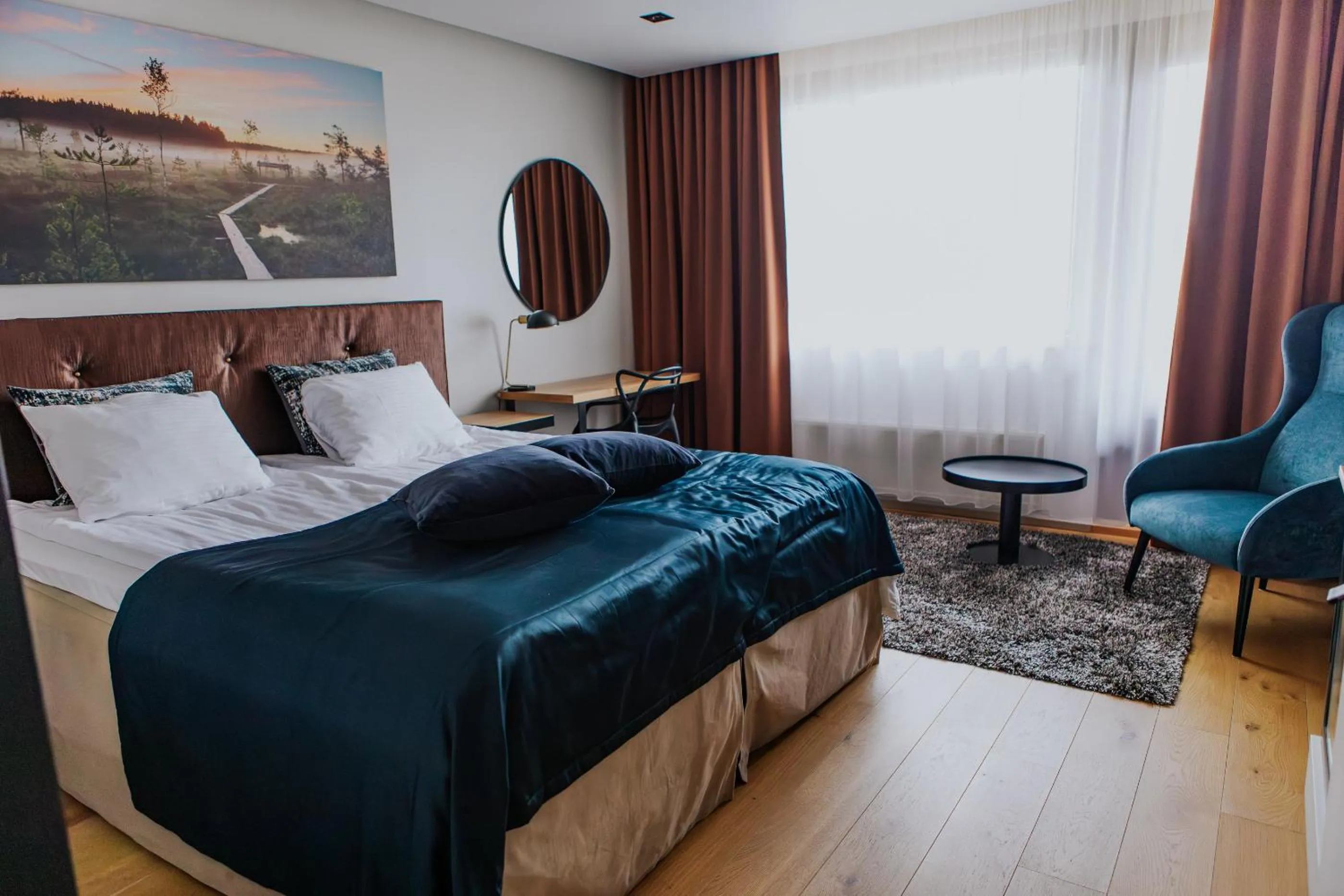 Photo of the whole room, Bed in Hotel Fjalar