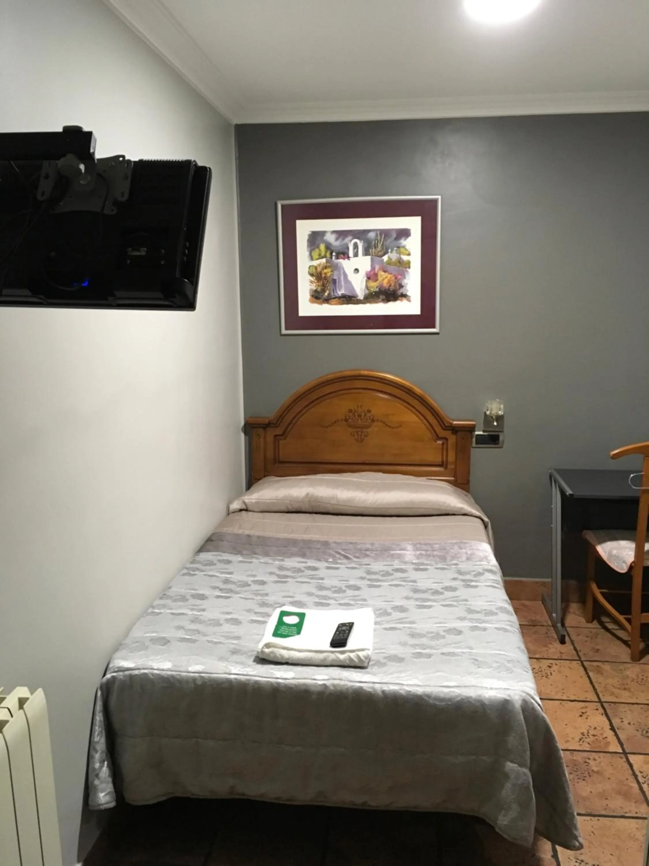 Bedroom, Bed in Pensión La Redonda