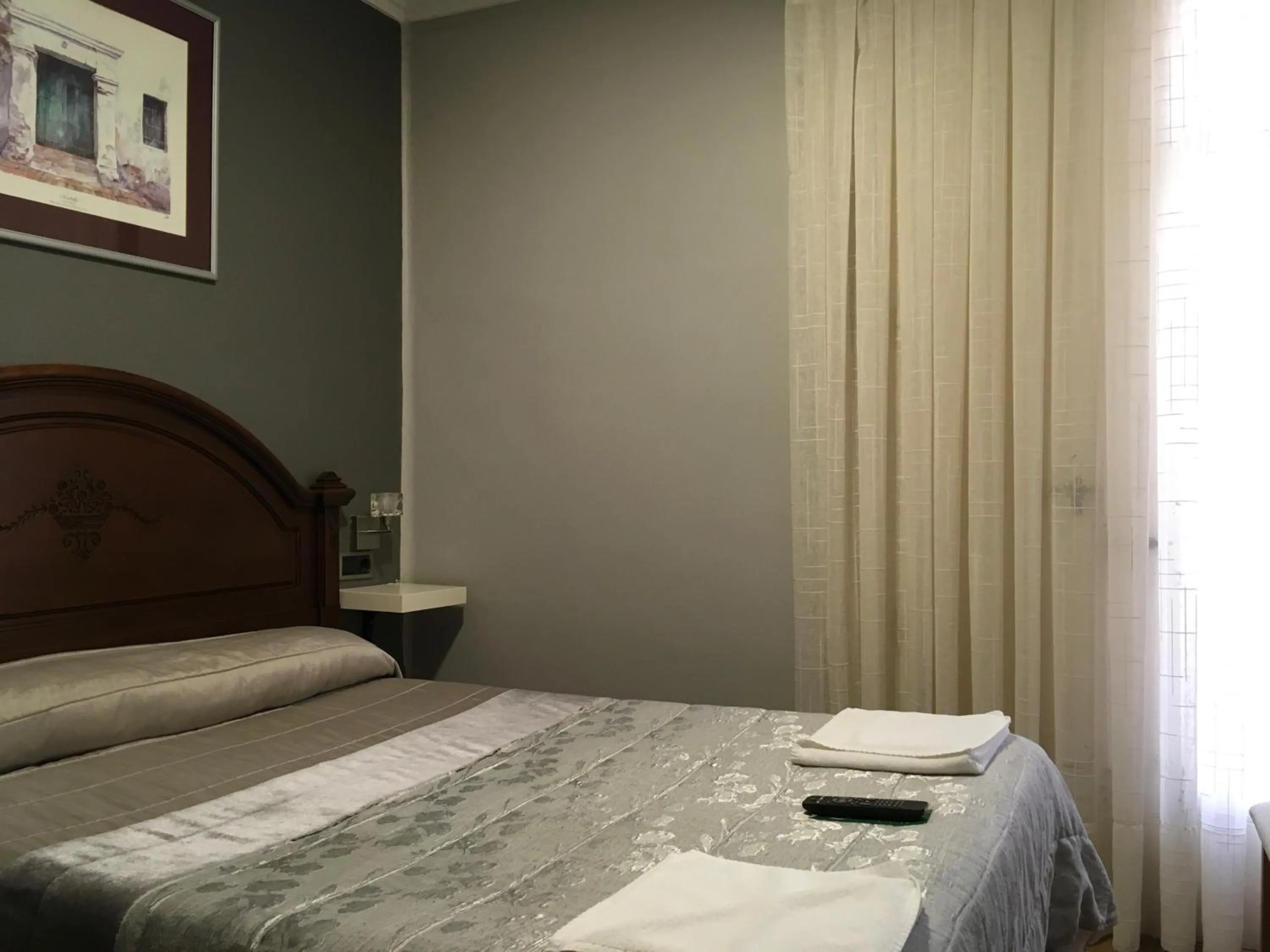 Bed in Pensión La Redonda