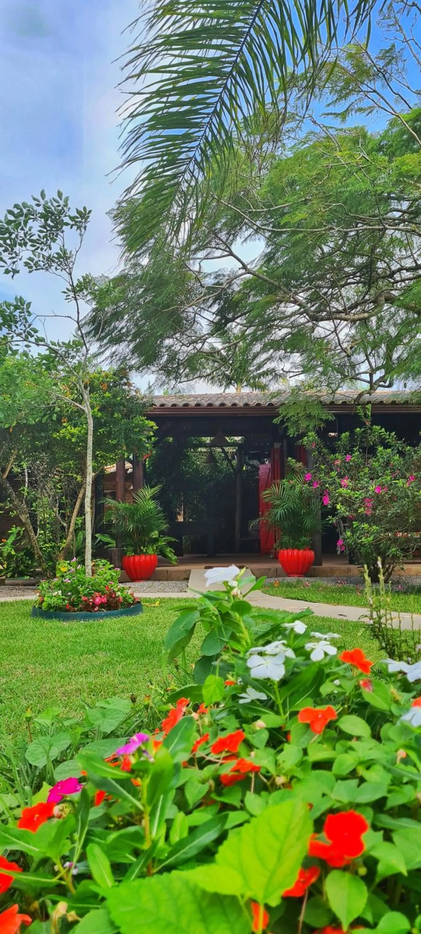 Garden in Pousada Areias do Embaú