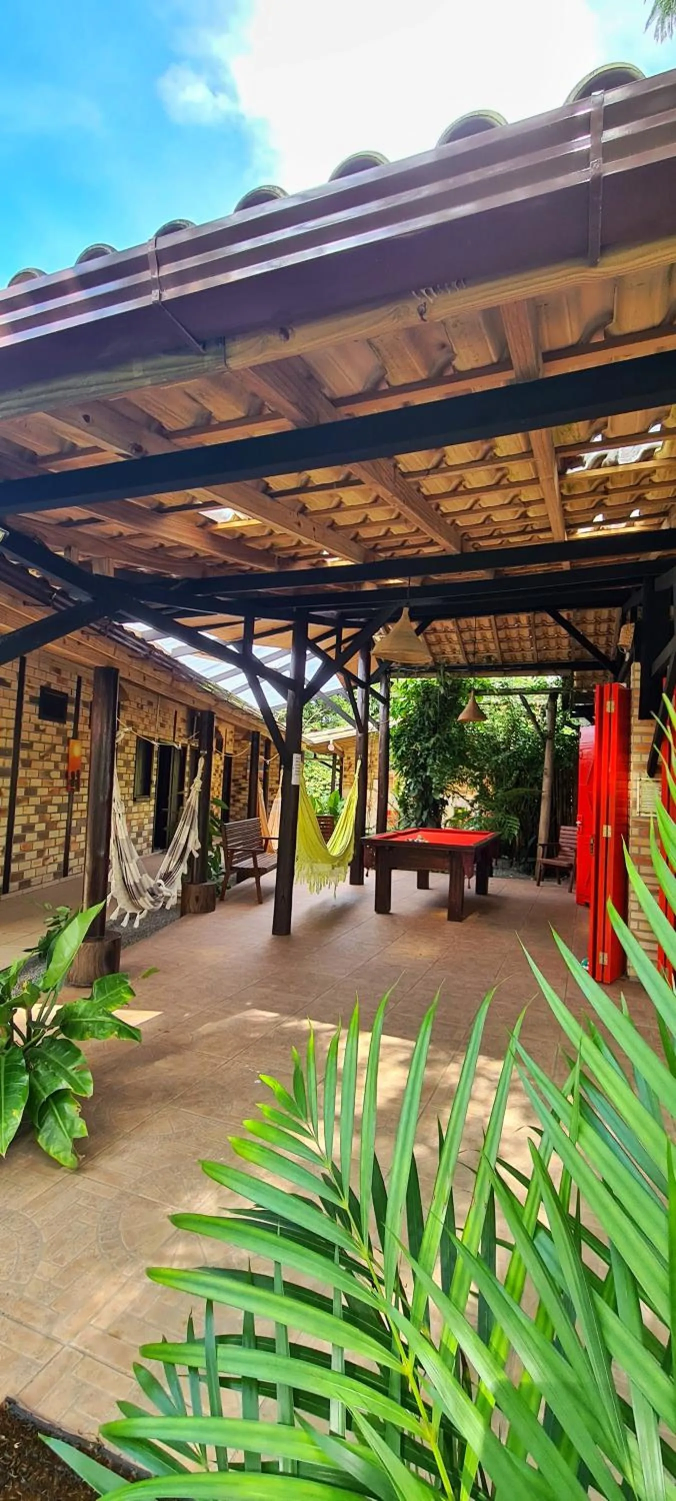Patio in Pousada Areias do Embaú