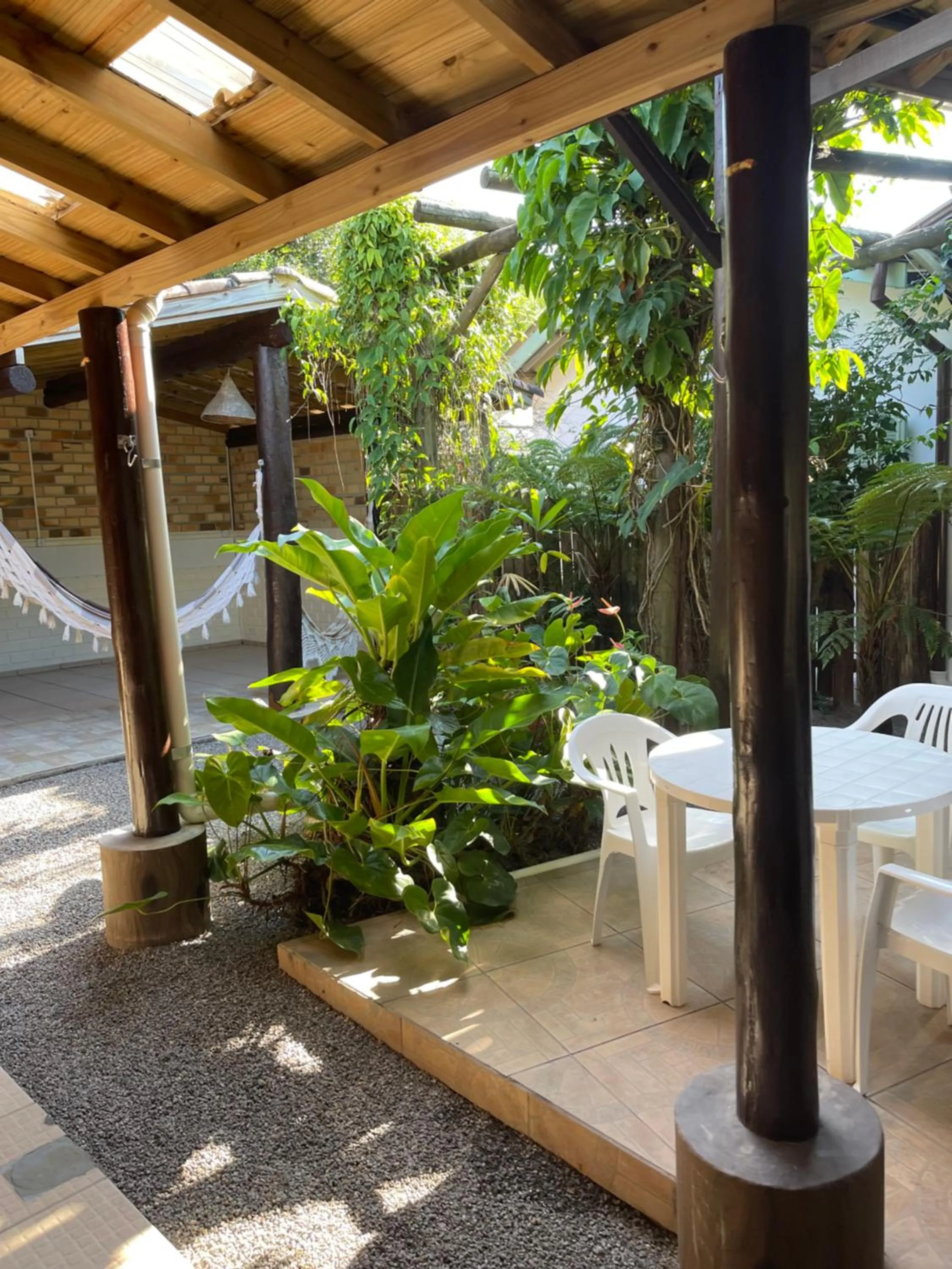 Patio in Pousada Areias do Embaú