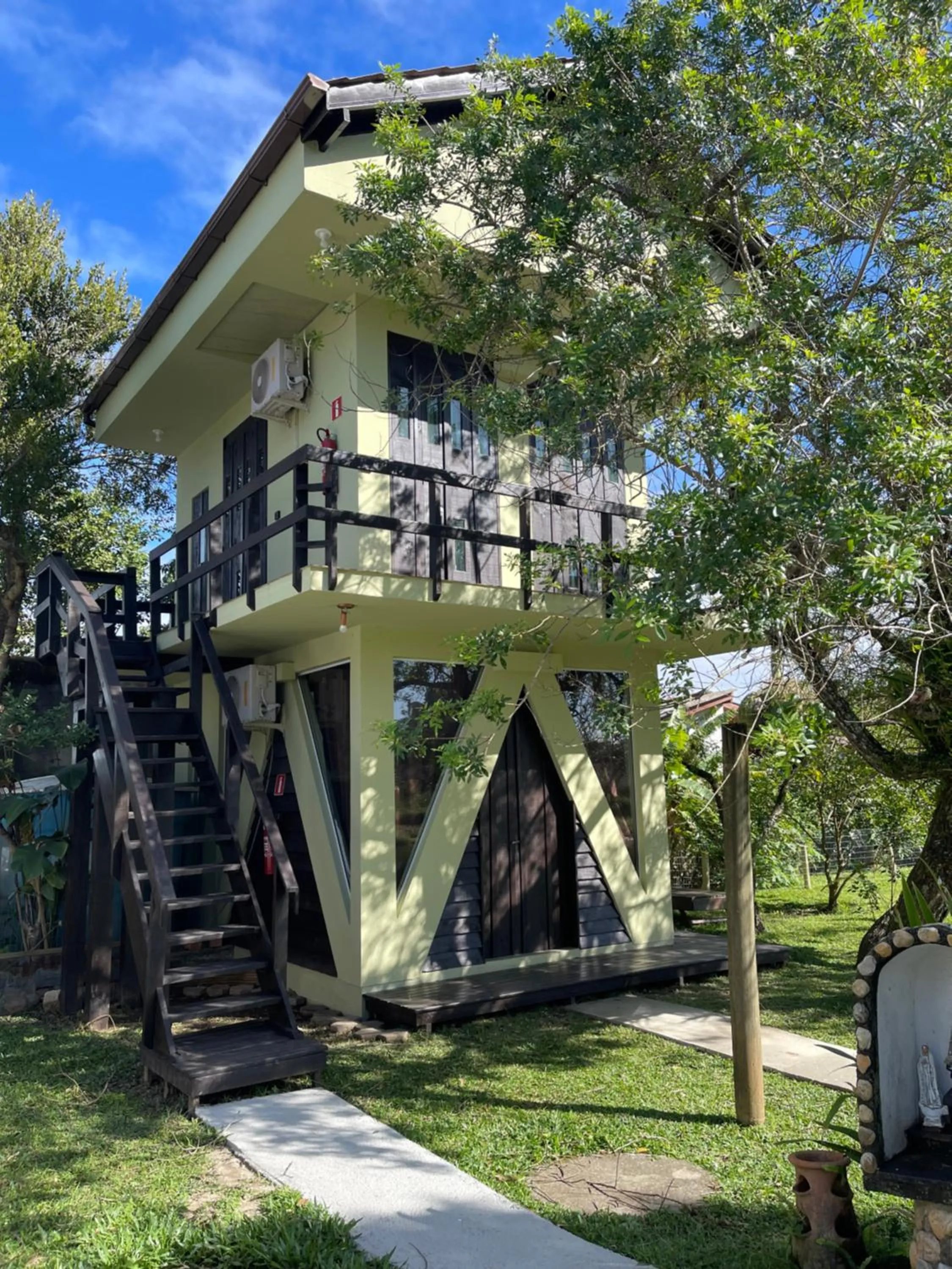 Garden view in Pousada Areias do Embaú
